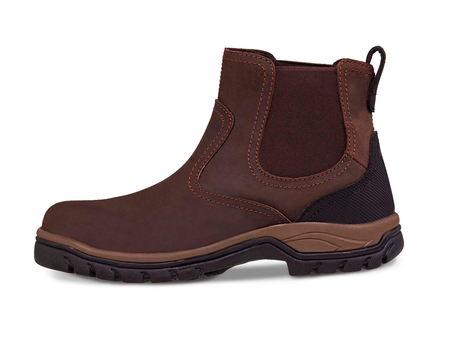 Bota hombre trabajo casual botín vaquera WORKLAND 77436 Café — imagen 9