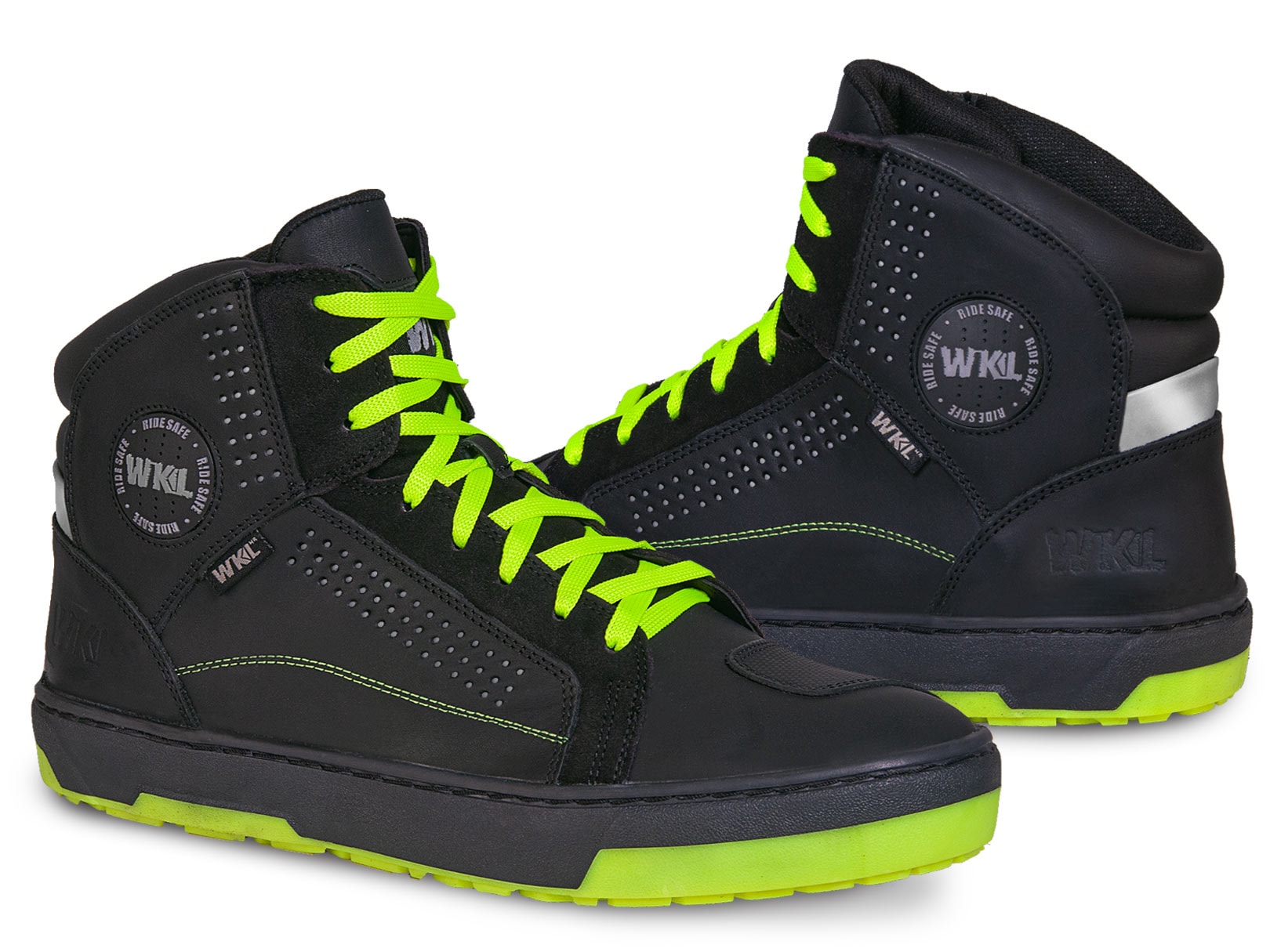 Tenis Motociclista Hombre Botin Moto Biker Wkl 80202 NV — imagen 16
