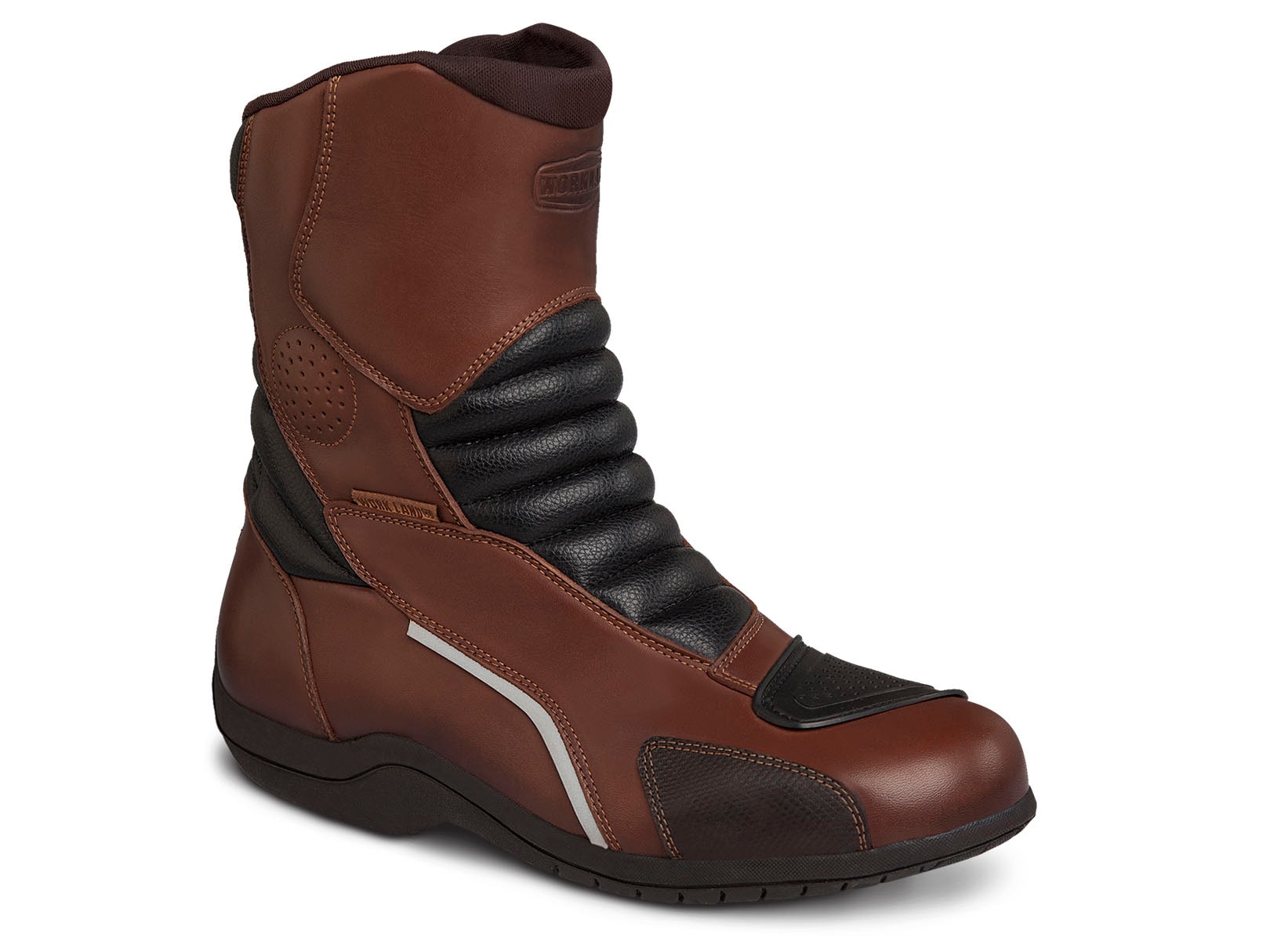 Botas hombre Biker Moto Workland touring Sport 006 cognac — imagen 6