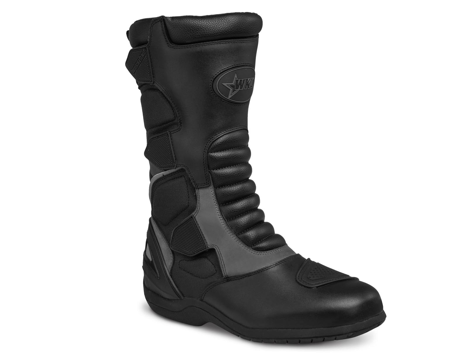 Botas Biker Hombre Doble proposito Moto Workland 009 Gris — imagen 7
