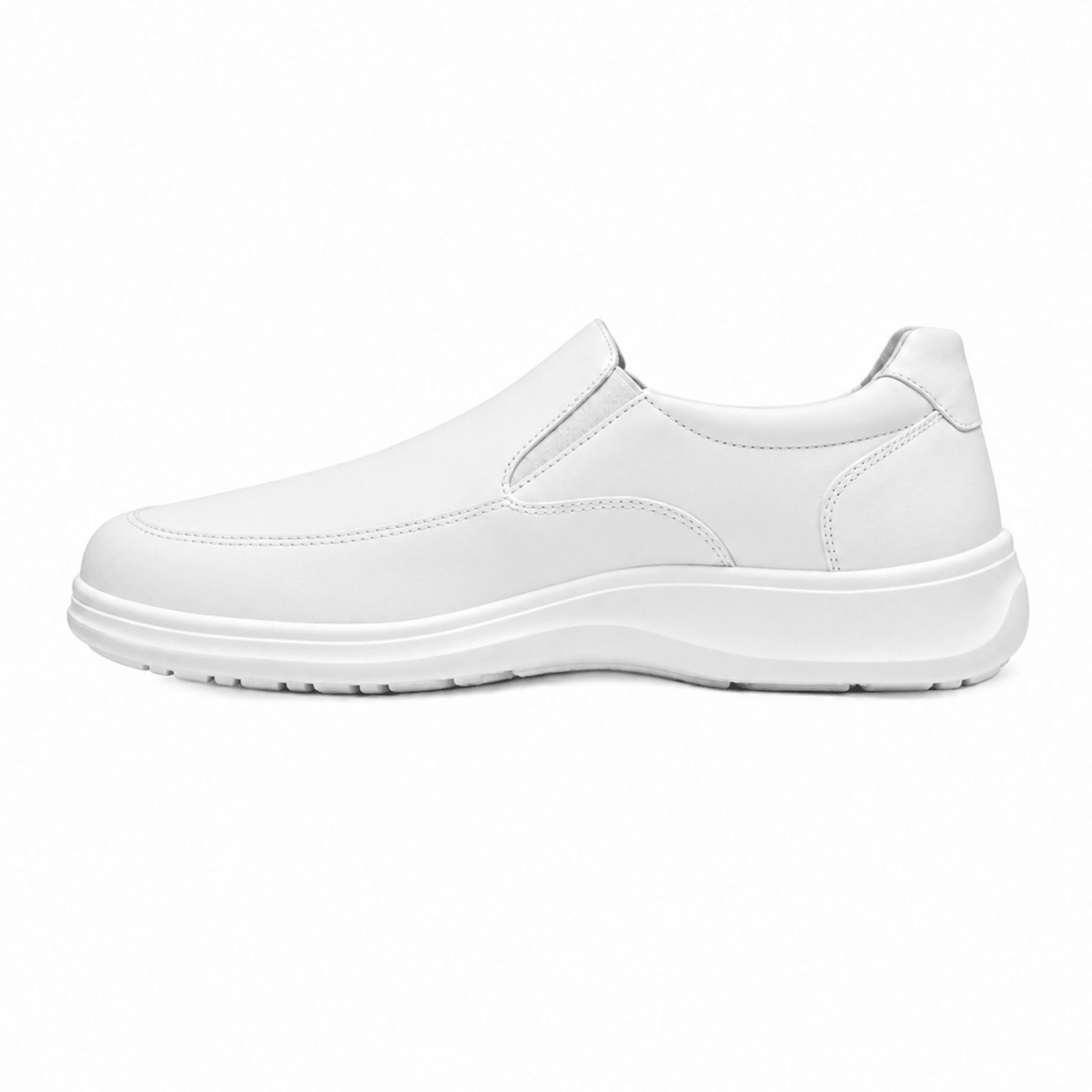 Zapato Hombre Flexi Kaiser Blanco De Servicio Slip On Casual Caballero — imagen 5