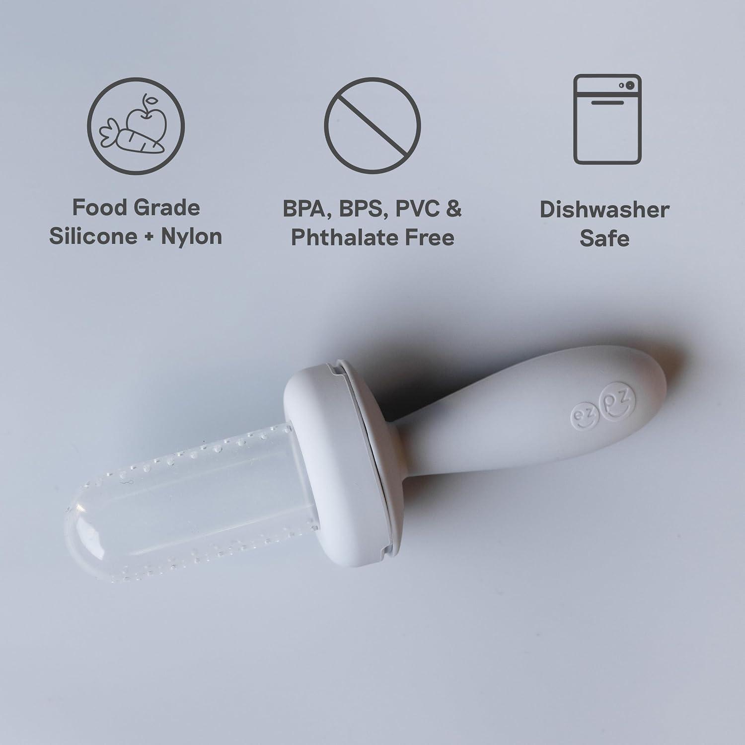 Alimentador EzPz Baby-Led Gris para Bebé de Silicón — imagen 3