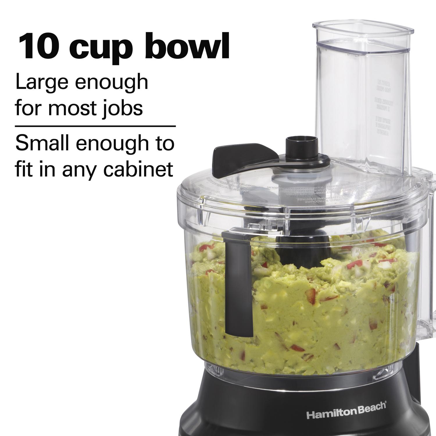 PROCESADOR ALIMENTOS HAMILTON BEACH 70730 10 TAZAS 450 WATTS — imagen 3