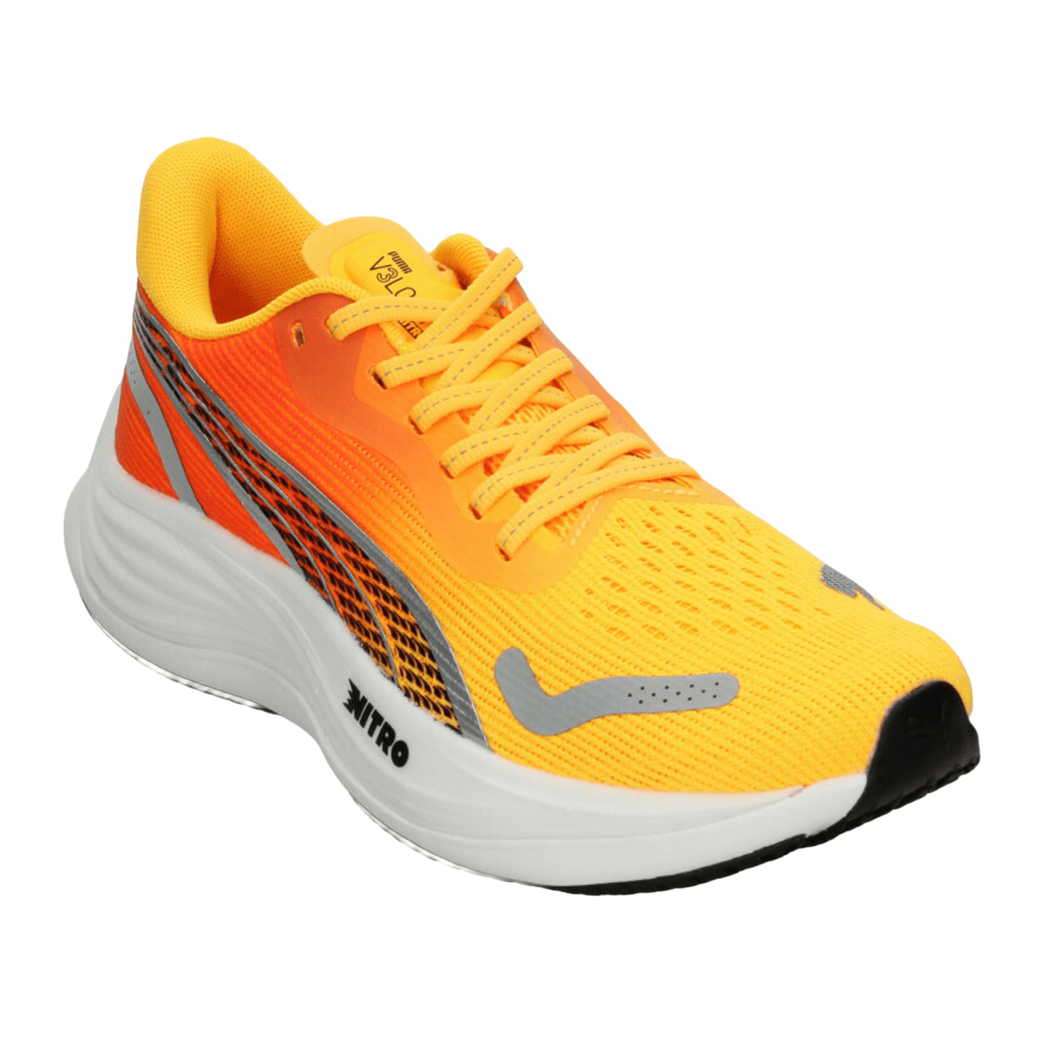 Tenis Puma Velocity Nitro 3 Dama Running Naranja Mujer — imagen 4