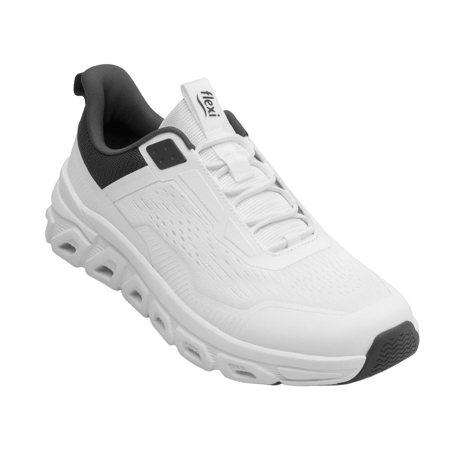 Tenis Flexi Kumori Hombre Deportivo Cintas Blanco Caballero — imagen 2