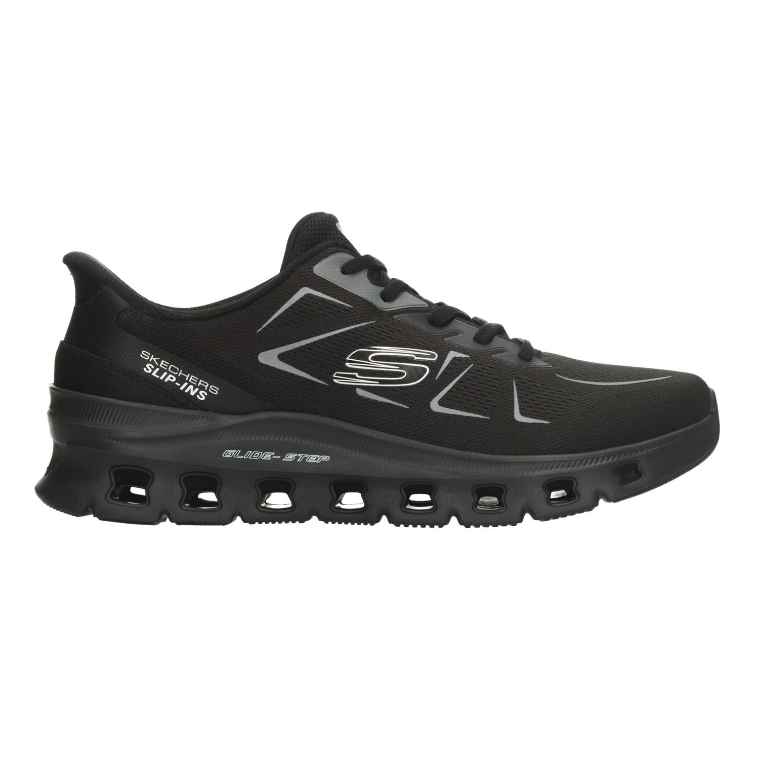 Tenis Skechers Glide-Step Hombre Deportivo Negro Caballero — imagen 1