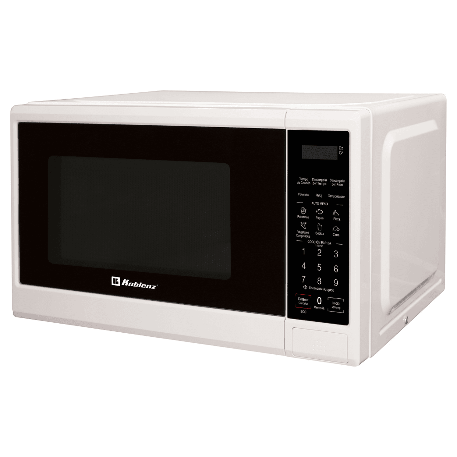 Horno de Microondas Koblenz MWKM07BHA 0.7 Pies 1050 W Blanco — imagen 2