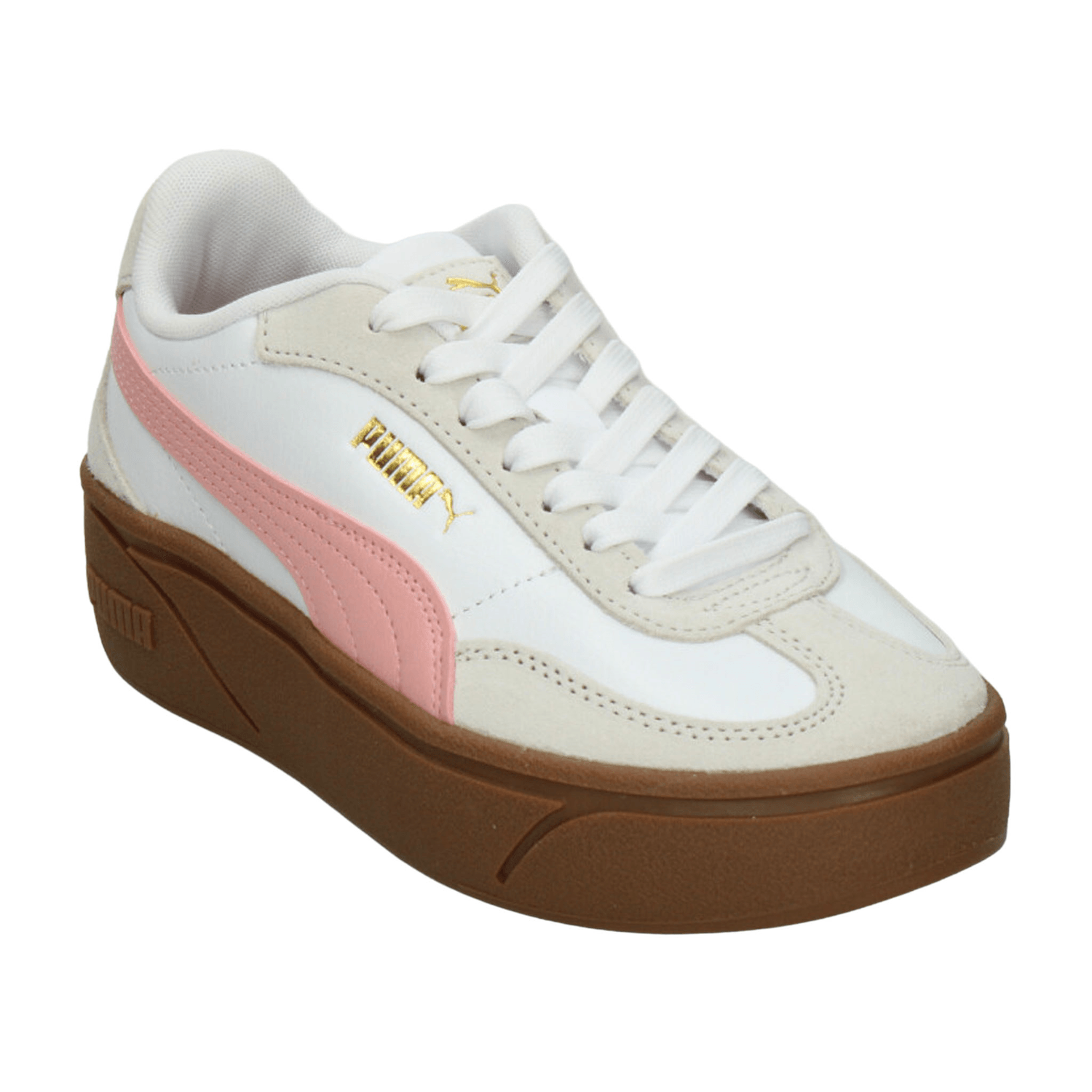Tenis Dama Puma Club II Blanco Rosa Casual Mujer — imagen 6