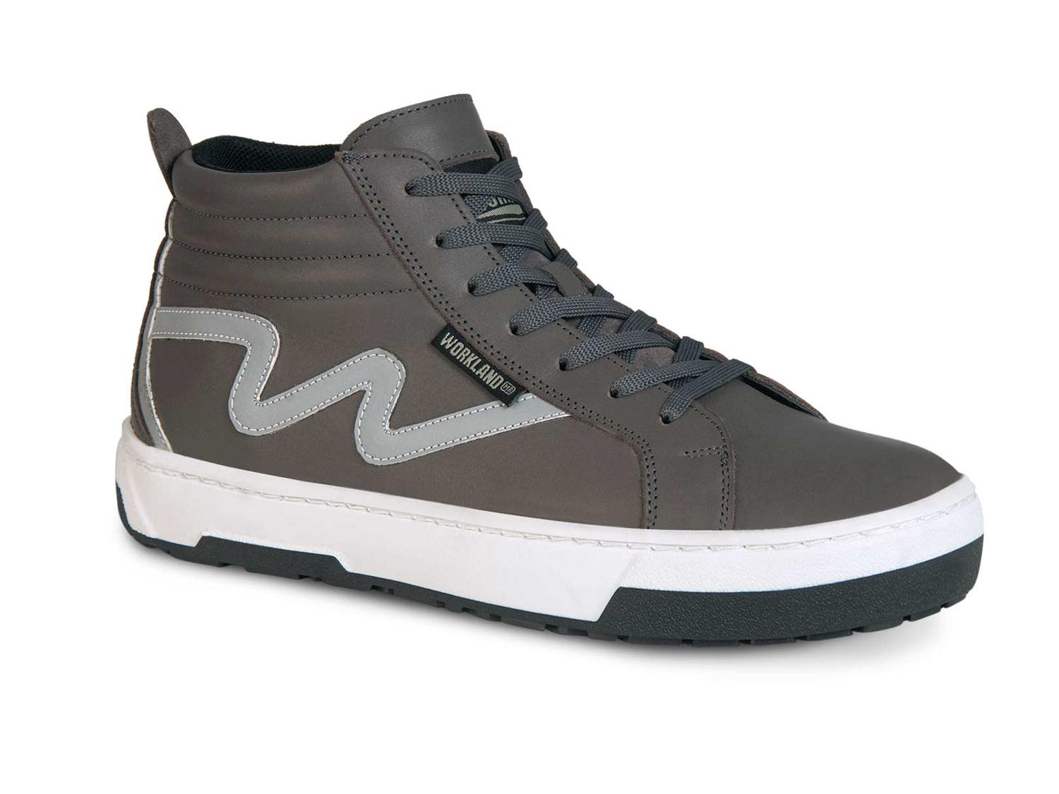 Tenis Bota Motociclista Hombre Moto Biker Wkl 80206 Gris — imagen 1