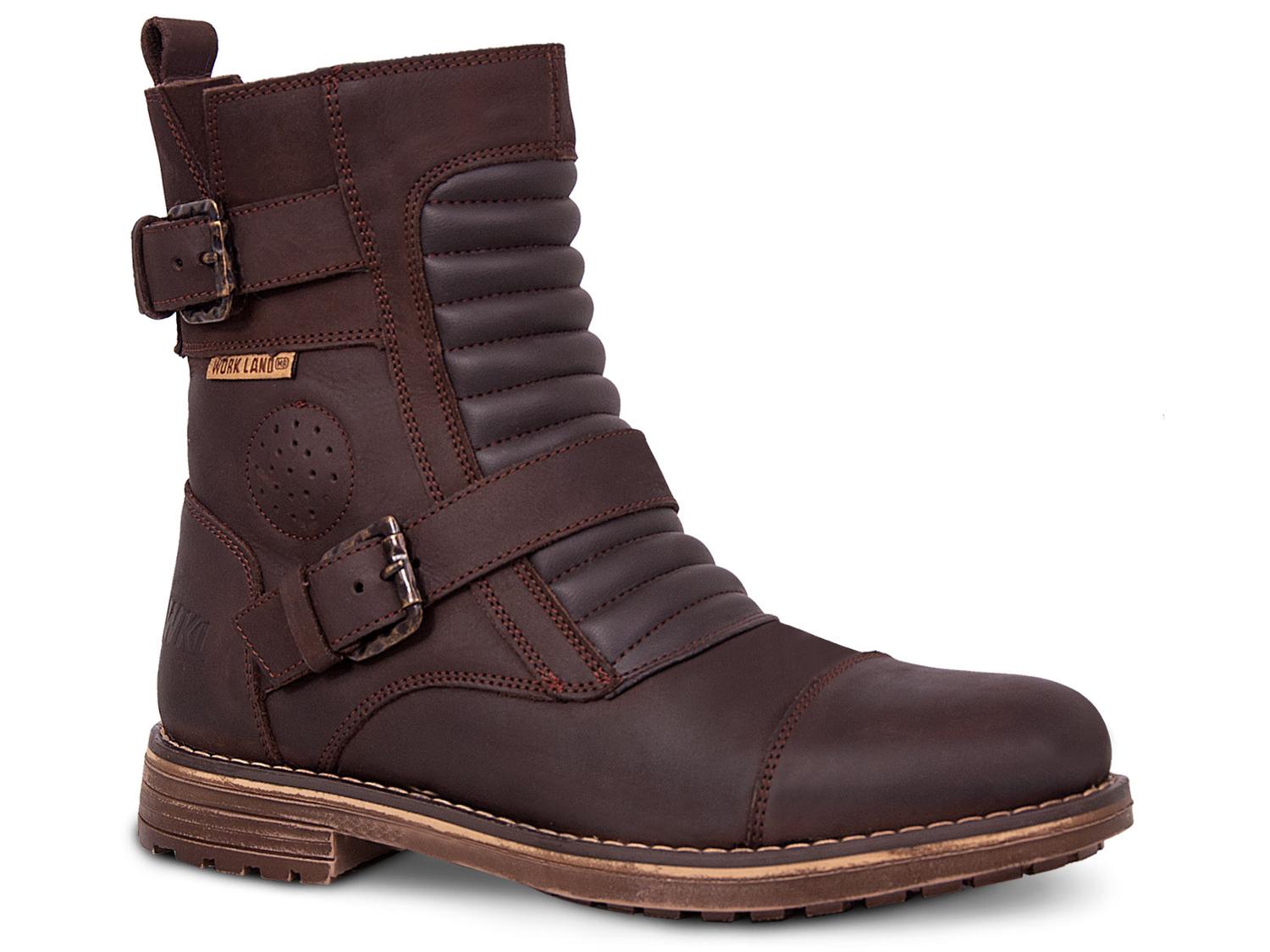 Bota Hombre Moto Biker Casual Workland 89737 Chocolate — imagen 1