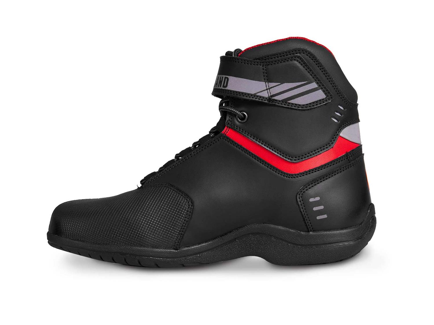 Bota Motociclista Hombre Moto Biker Wkl 80016 Negro Rojo — imagen 6