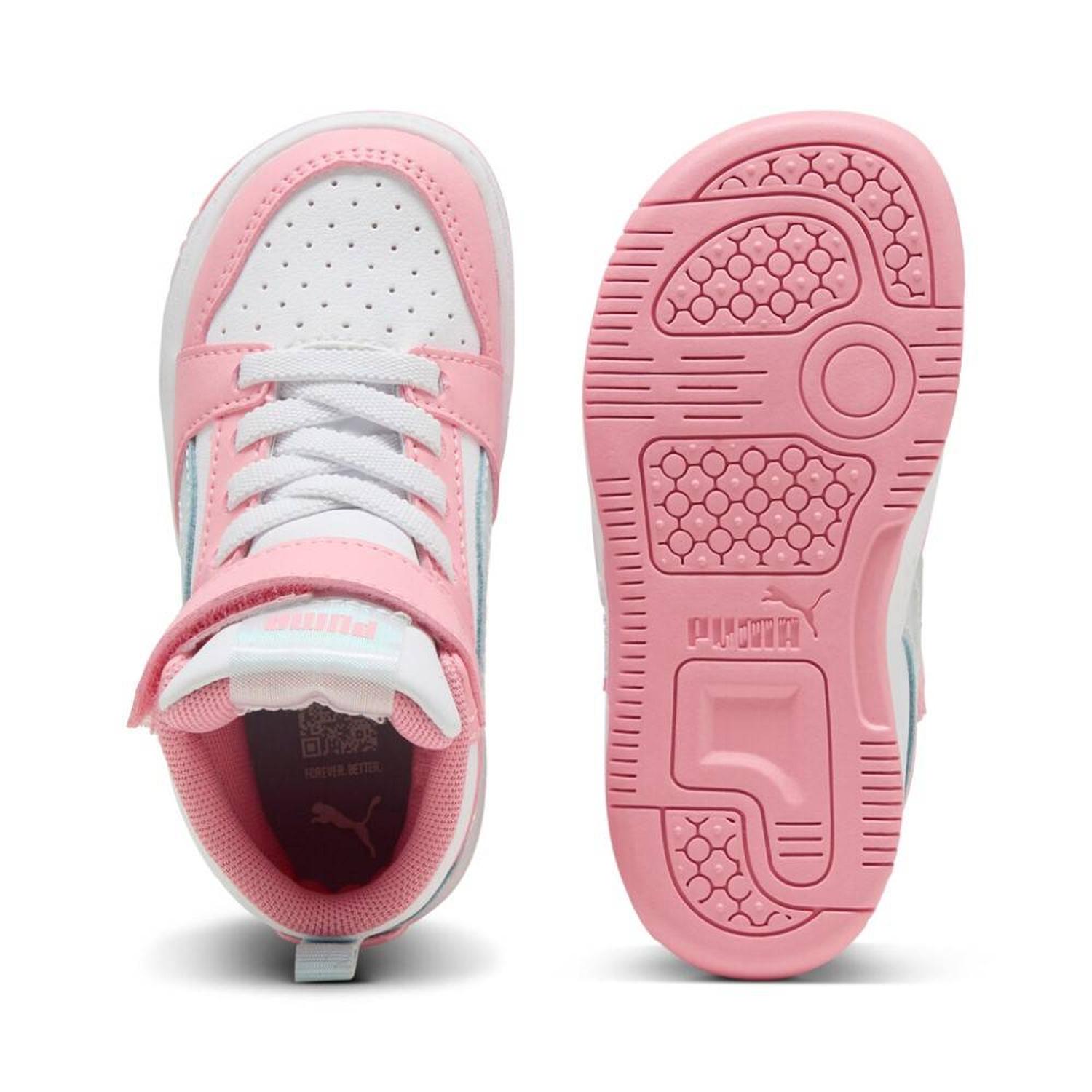 Tenis Puma Rebound V6 Mid Space Belle INF para Niñas Pequeñas 402769-01 — imagen 5