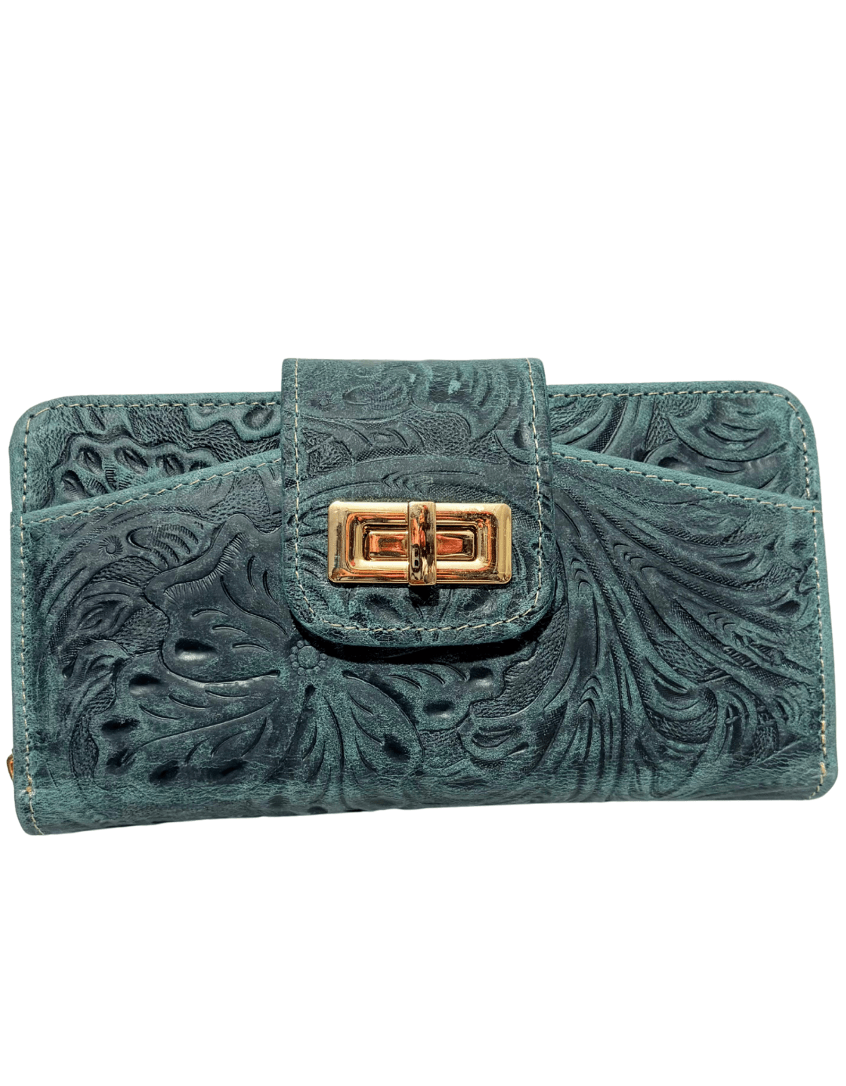 Cartera Billetera Monedero De Dama Piel Legitima Jazmin — imagen 14