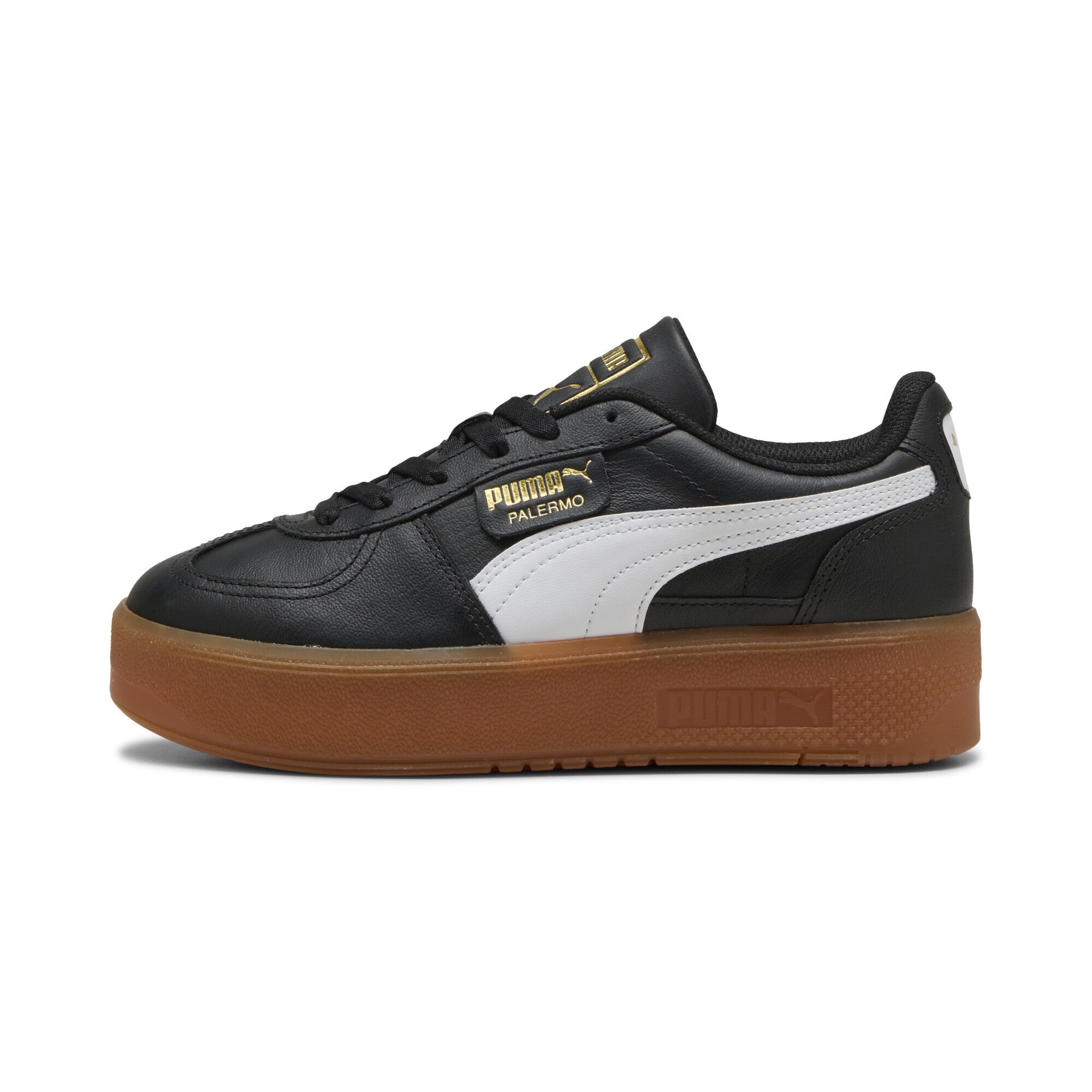 Tenis Palermo Elevata Lth Wns 40046101 - Negro — imagen 3