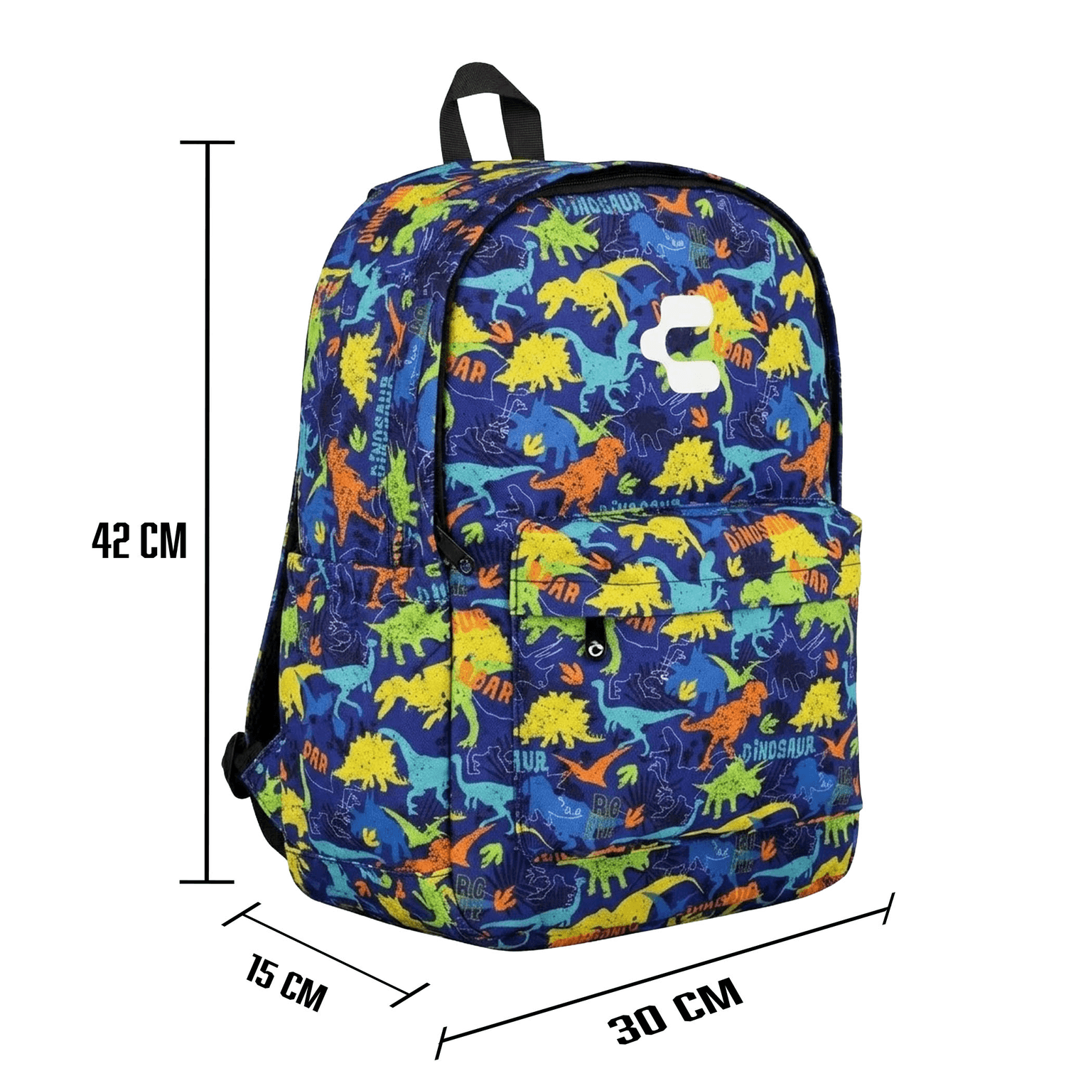 Set de Mochila Charly Dinosaurio Niño Azul Escolar Lonchera Infantil — imagen 5