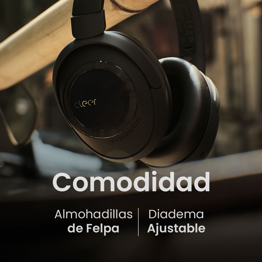 Audifonos Inalámbricos Over Ear Cleer Alpha STF ANC 35h Uso Negro — imagen 12