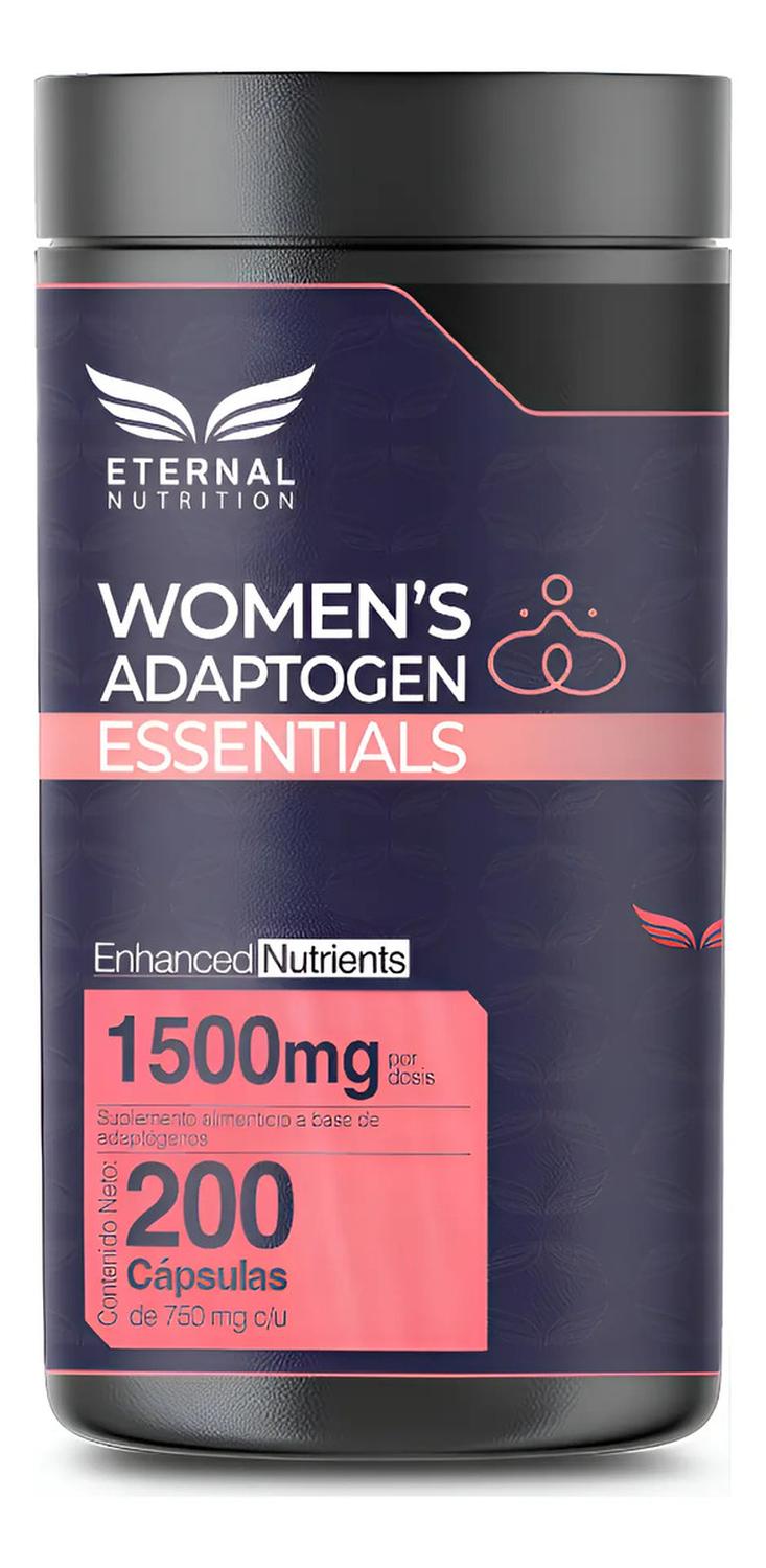 Women's Essentials: Maca y Adaptógenos para Mujer, Schisandra + Shatavari + Reishi, 200 Cápsulas — imagen 1