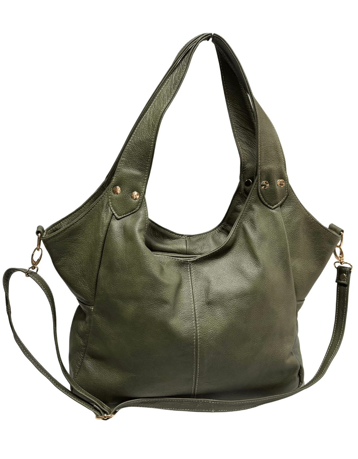 Bolsa De Piel Legitima Original Grande Tote De Hombro Jf70 — imagen 19
