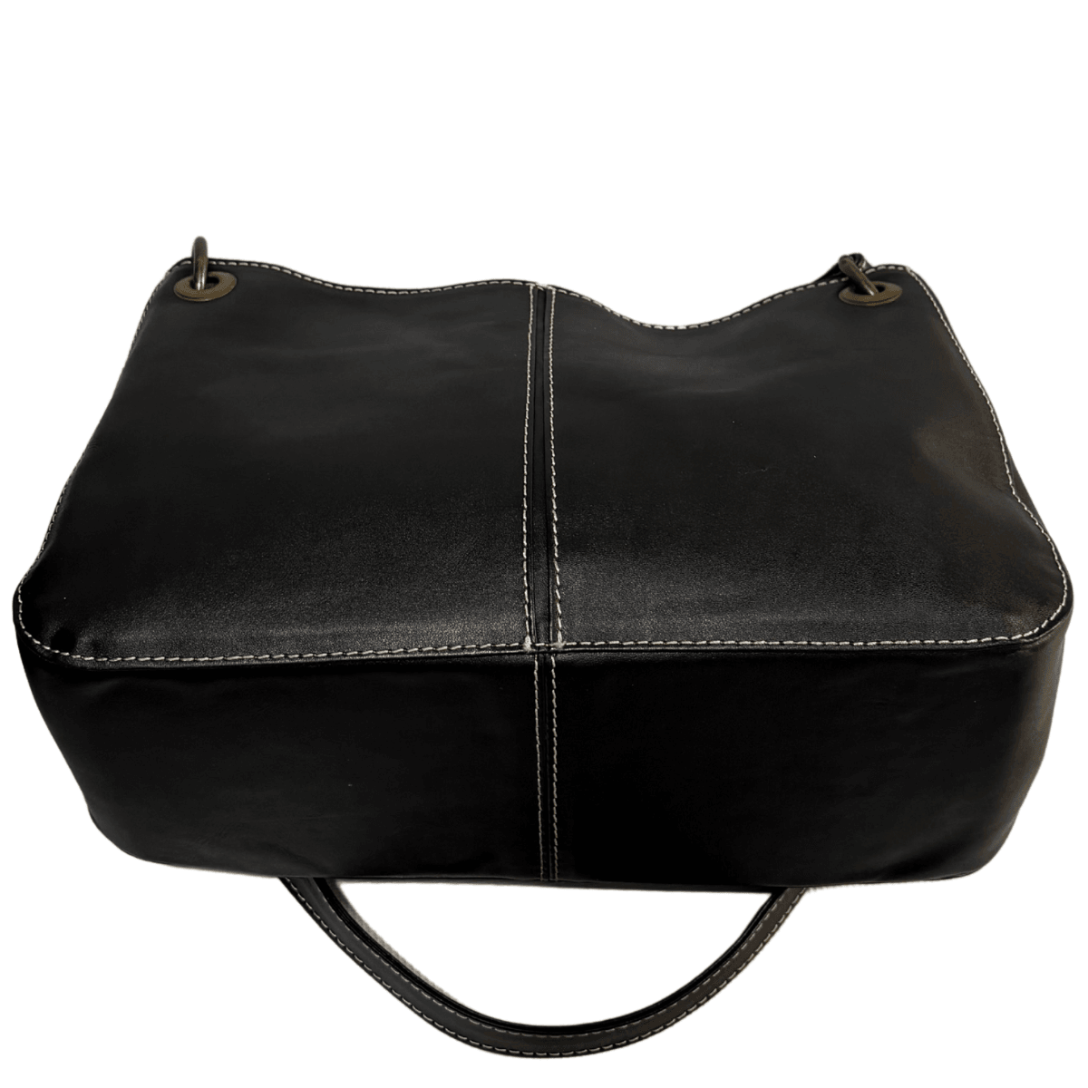 Bolsa Mujer Piel Legitima Cuero Marrón Roxy Hobo — imagen 6