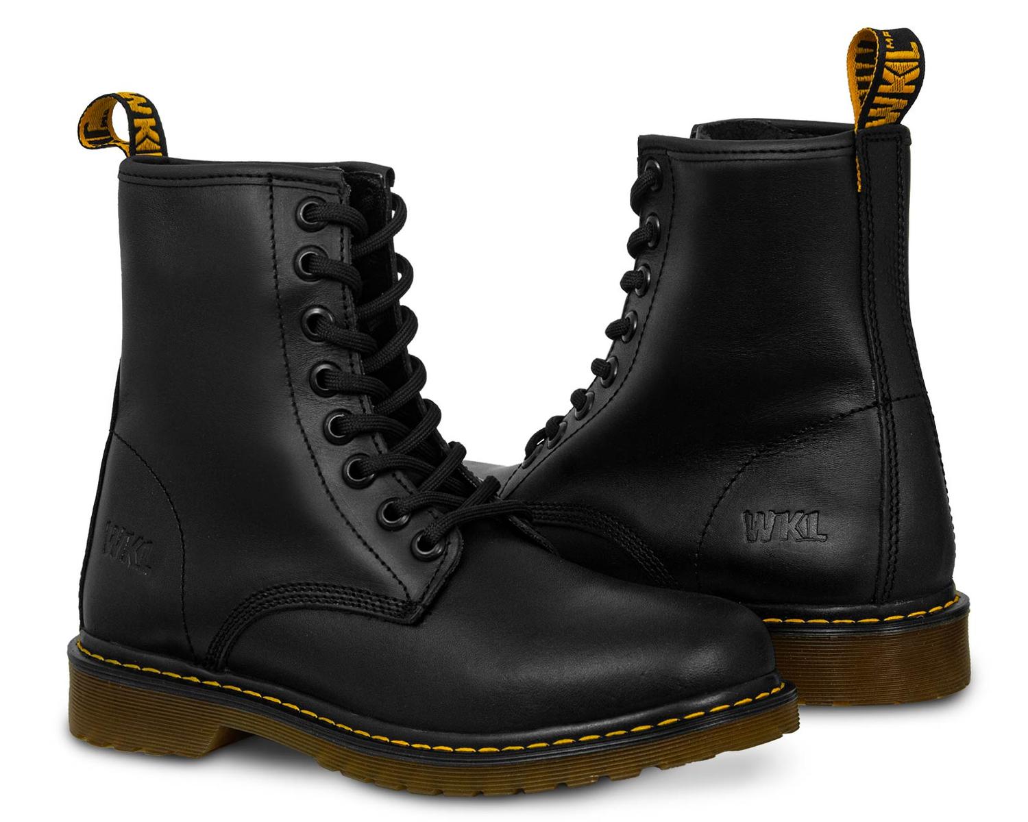 Bota hombre botín casual de piel Workland 71300 Napa Negro — imagen 2