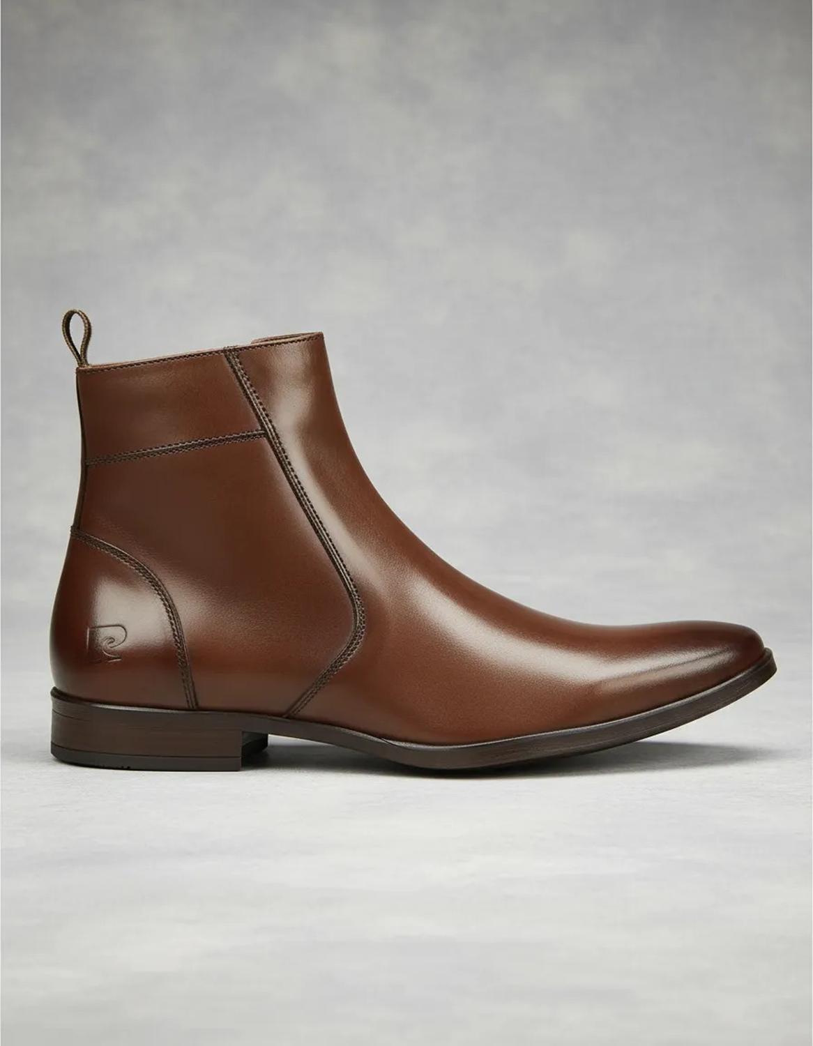 Botin Pierre Cardin Caballero Vestir Cierre Interno 826713 — imagen 3