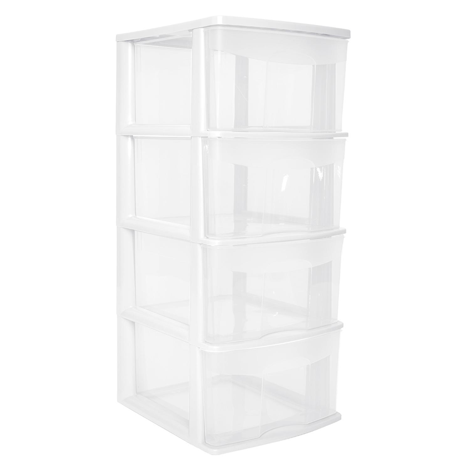 Caja Plástico Organizadora Cajonera 4 Cajones 8484 83X39X35cm — imagen 1