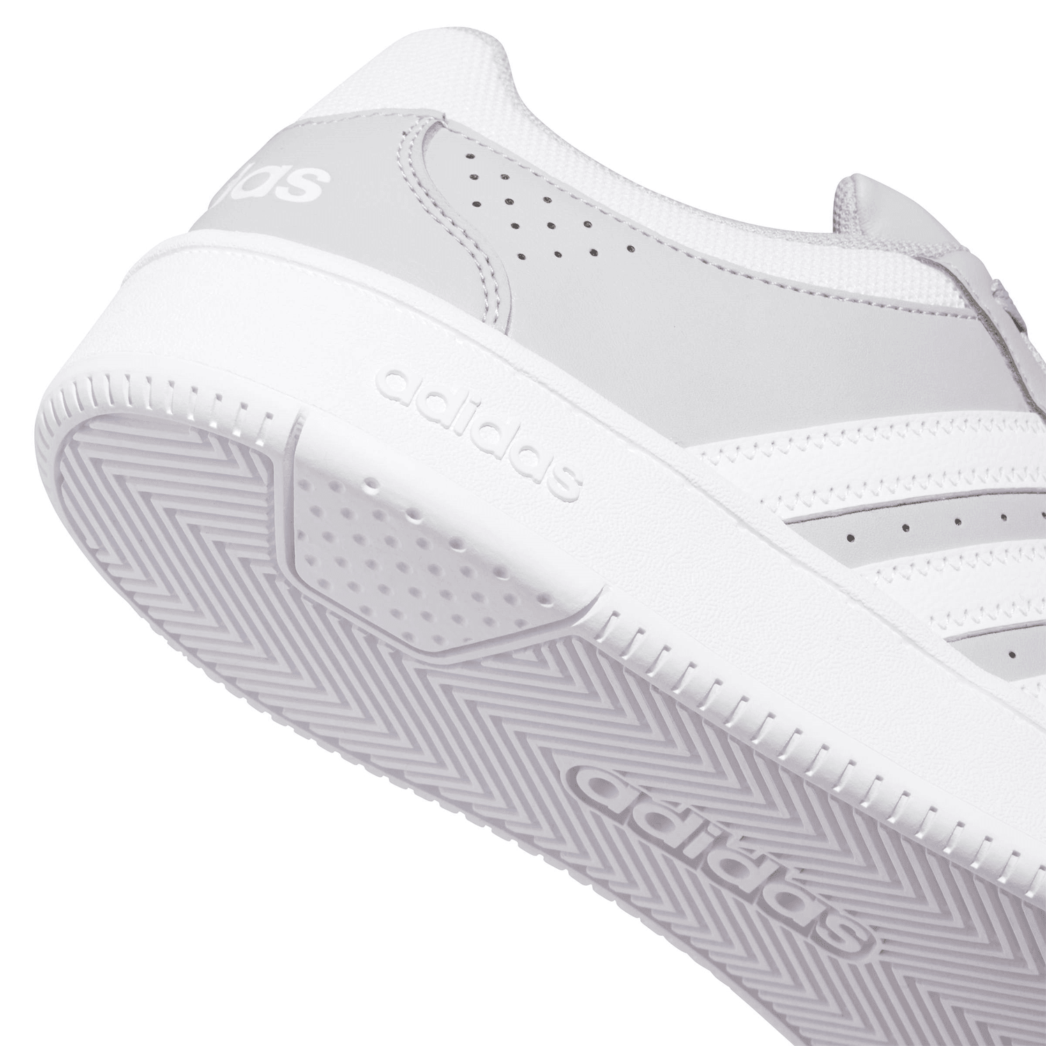 Tenis Adidas Hoops Classic Hombre Casual Gris Caballero — imagen 6