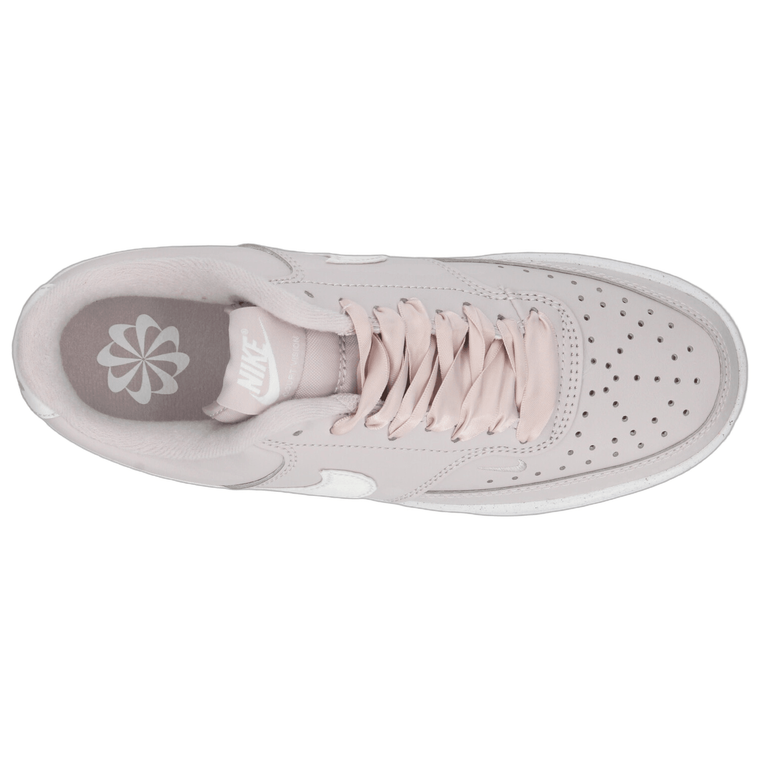Tenis Dama Nike Cuirt Vision Low Beige Casual Listón Mujer — imagen 9