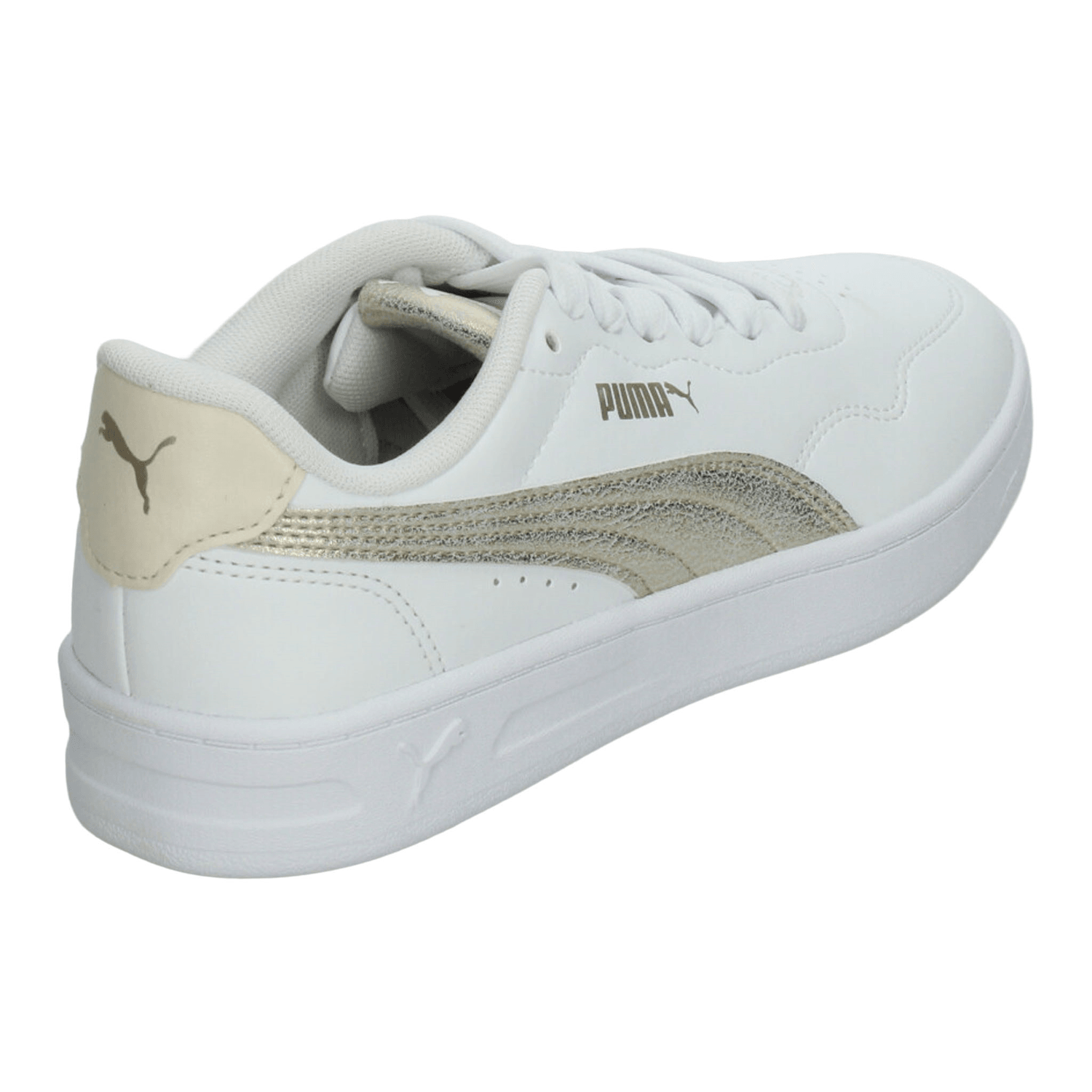 Tenis Puma Court Lally Dama Casual Dorado Mujer — imagen 3