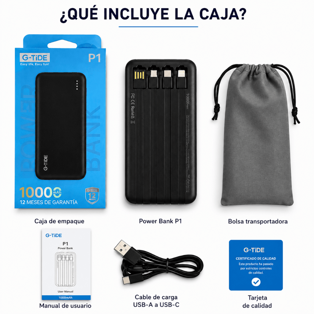 SMARTWATCH WATCH 5 ACTIVE (NEGRA) + AUDIFONOS G-TIDE L42 (NEGRO) + POWER BANCK G-TIDE P1 (NEGRA) — imagen 8