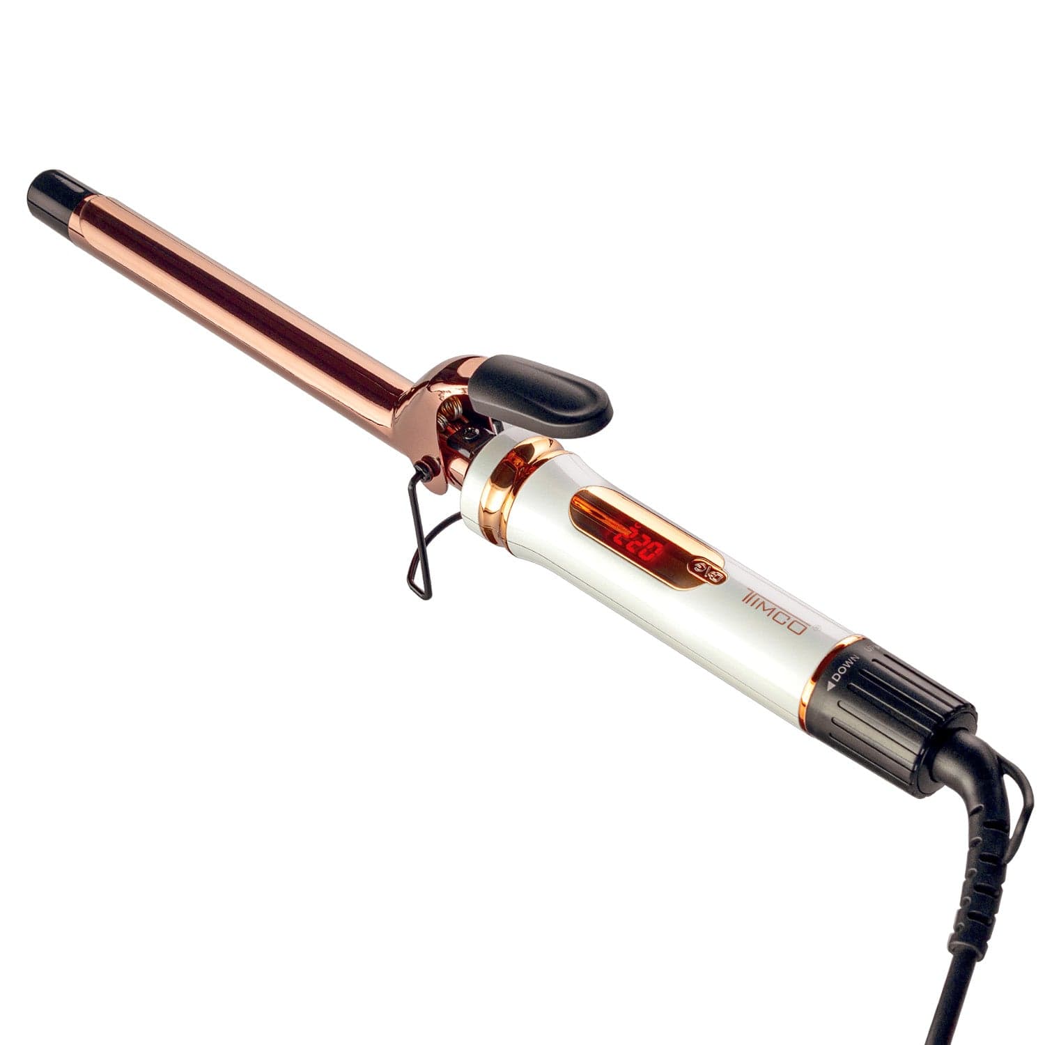 Tenaza Rizadora Extra Larga de Cabello 22 cm Gold Radiance 19 mm Timco TRX-19 — imagen 2