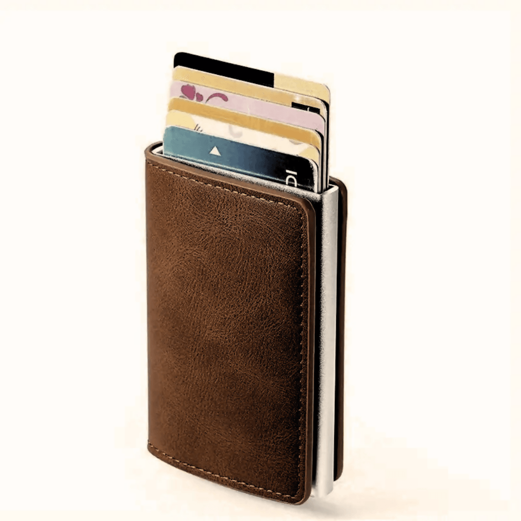 Cartera De Cuero De Pu Casual Con Estuche De Tarjetas — imagen 2