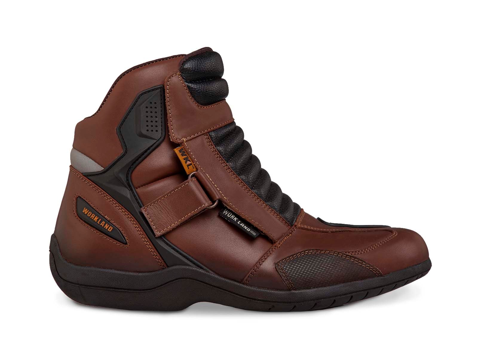 Bota hombre Biker Moto botín caballero Workland 80013 Café — imagen 7