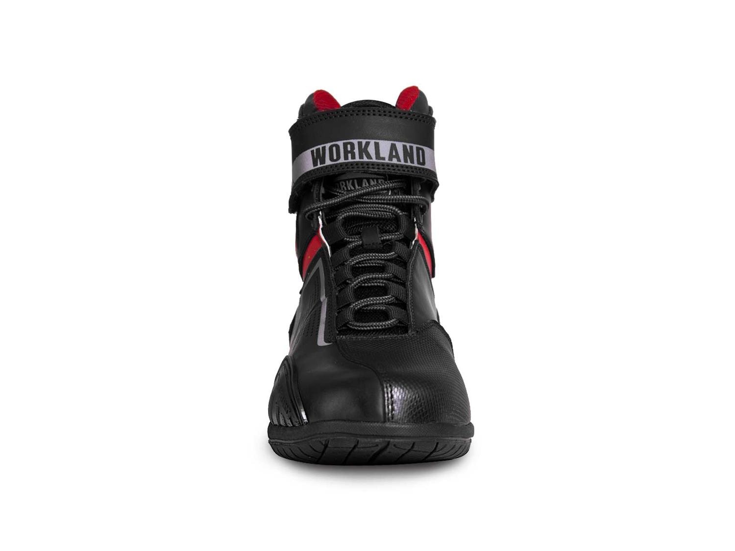 Bota Motociclista Hombre Moto Biker Wkl 80016 Negro Rojo — imagen 3