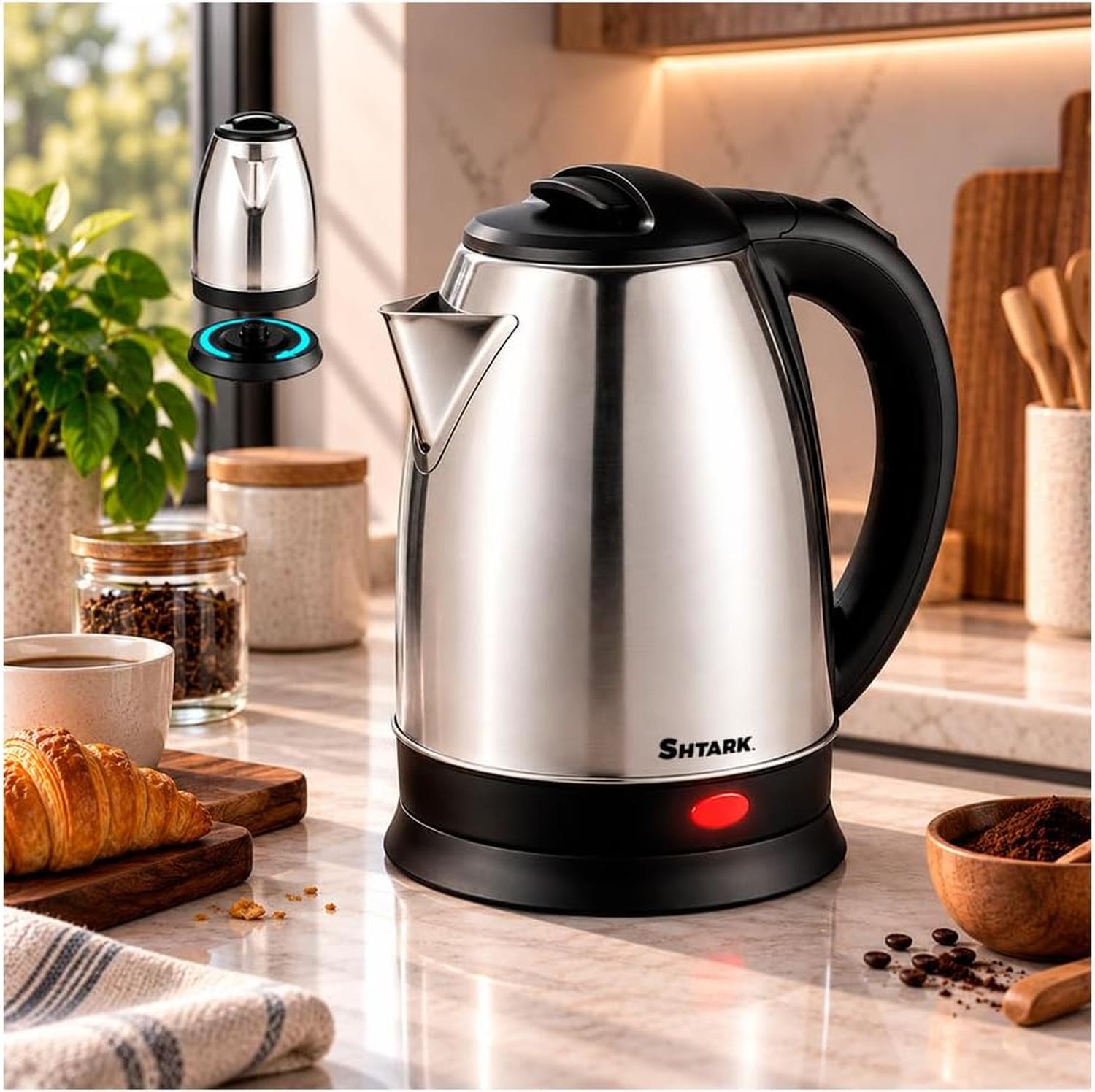 Hervidor Eléctrico Shtark SHTTAI2L Acero Inoxidable 2 L 1500 W — imagen 2