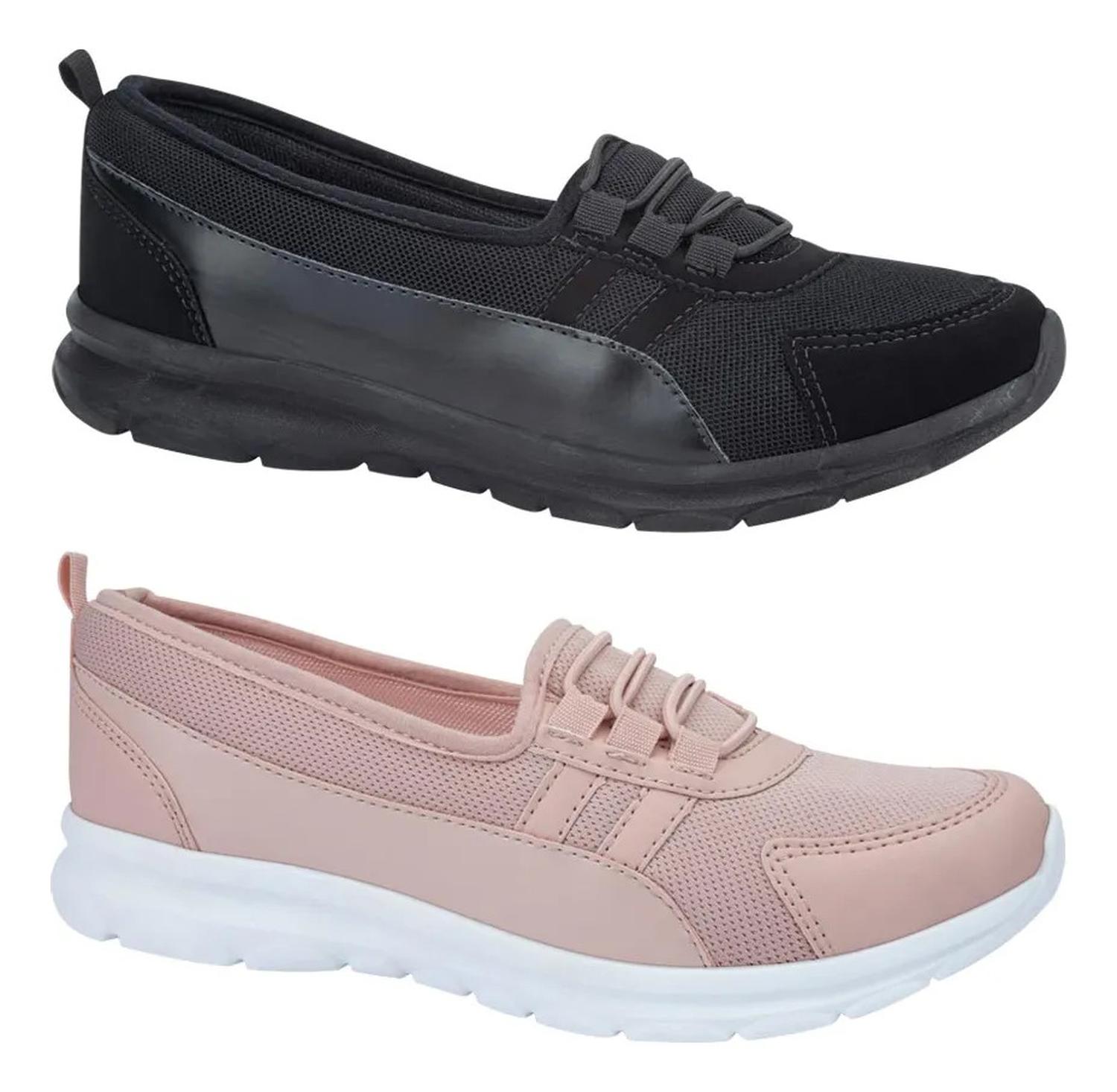 Tenis Shosh Sport Dama Kit 2 Pares Slip On 1138426 — imagen 3