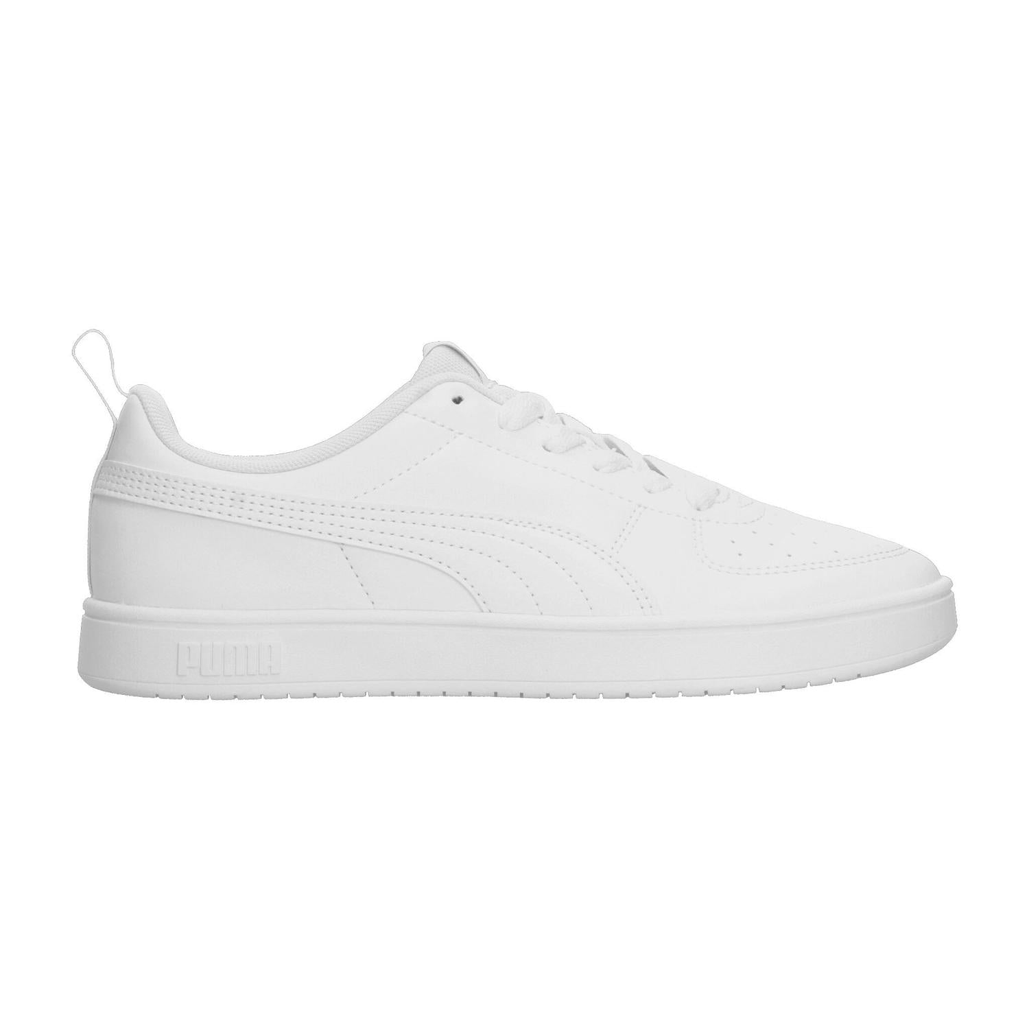Tenis Hombre Puma Rickie Casual Color Blanco Franja Puma En Costados Cintas Ajustables Plantilla Sof — imagen 2