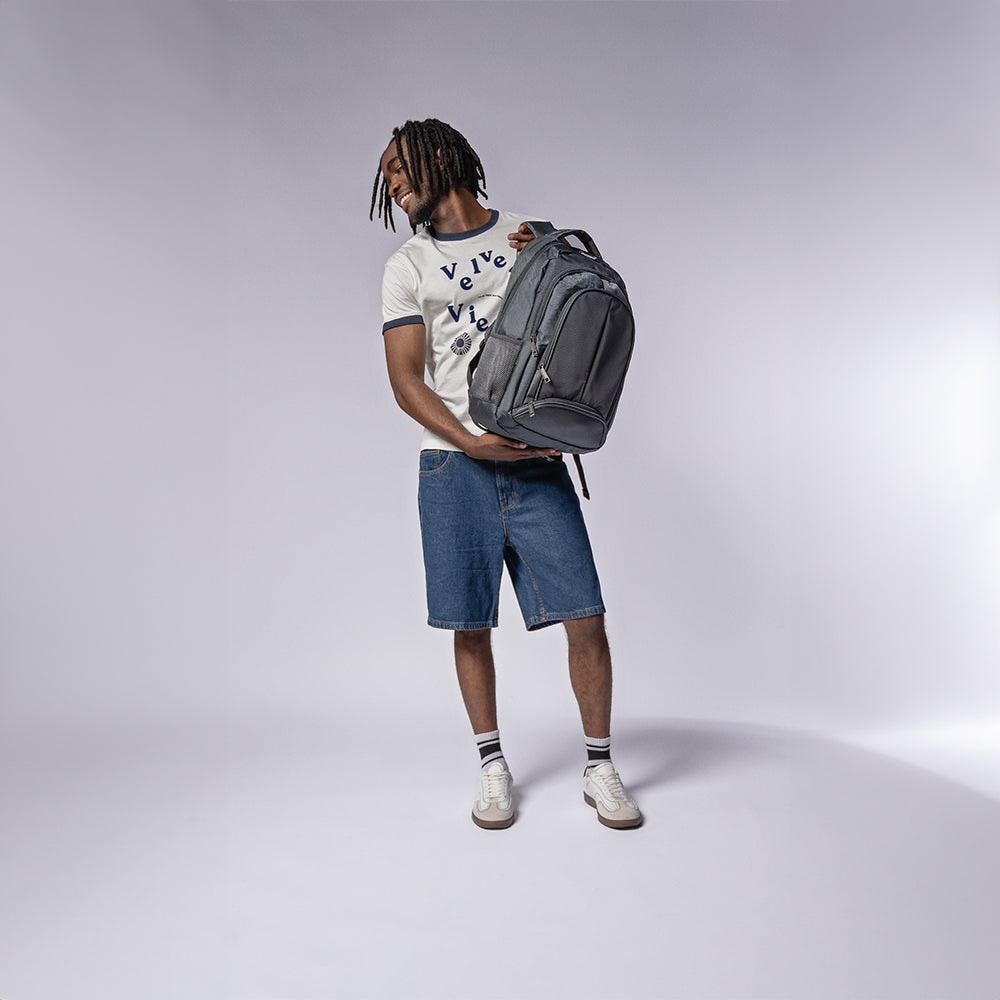 Mochila para laptop CoolCapital Bast 15.6" pulgadas Gris — imagen 6