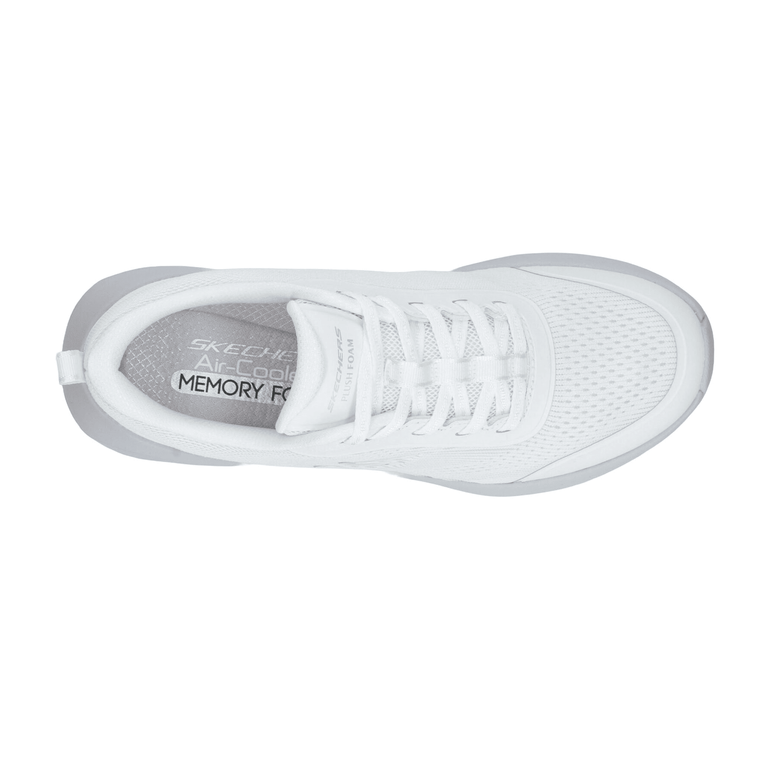 Tenis Skechers Plush Foam Dama Blanco Deportivo Mujer — imagen 9