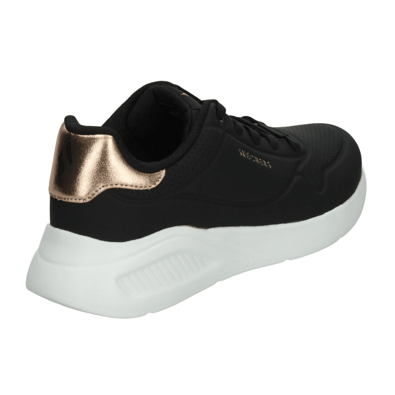 Tenis Skechers Uno Lite-Shimmer Dama Deportivo Negro Mujer — imagen 3