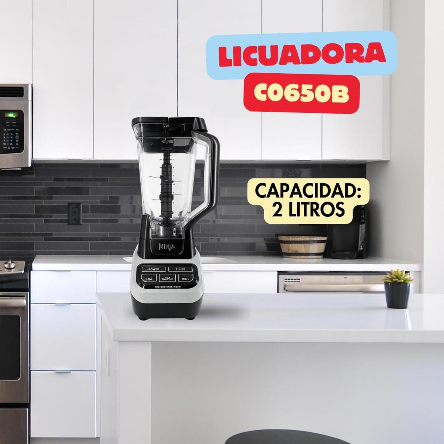 Ninja Professional Blender CO650B, Licuadora Profesional con 2 Velocidades Auto IQ, Motor de 1,000 Watts de Potencia — imagen 5