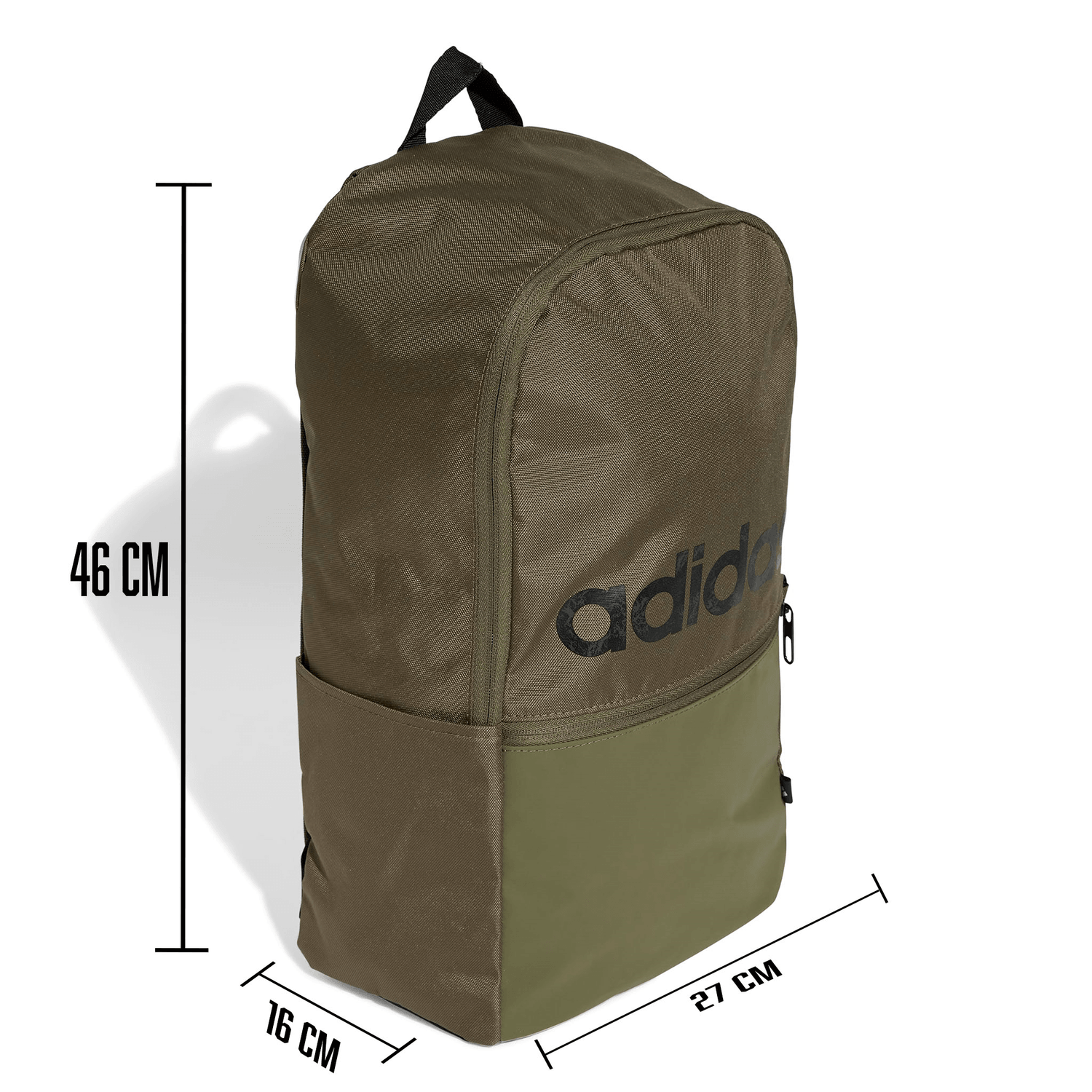 Mochila Adidas Classic Hombre Verde Escolar Portalaptop Caballero 22L — imagen 8