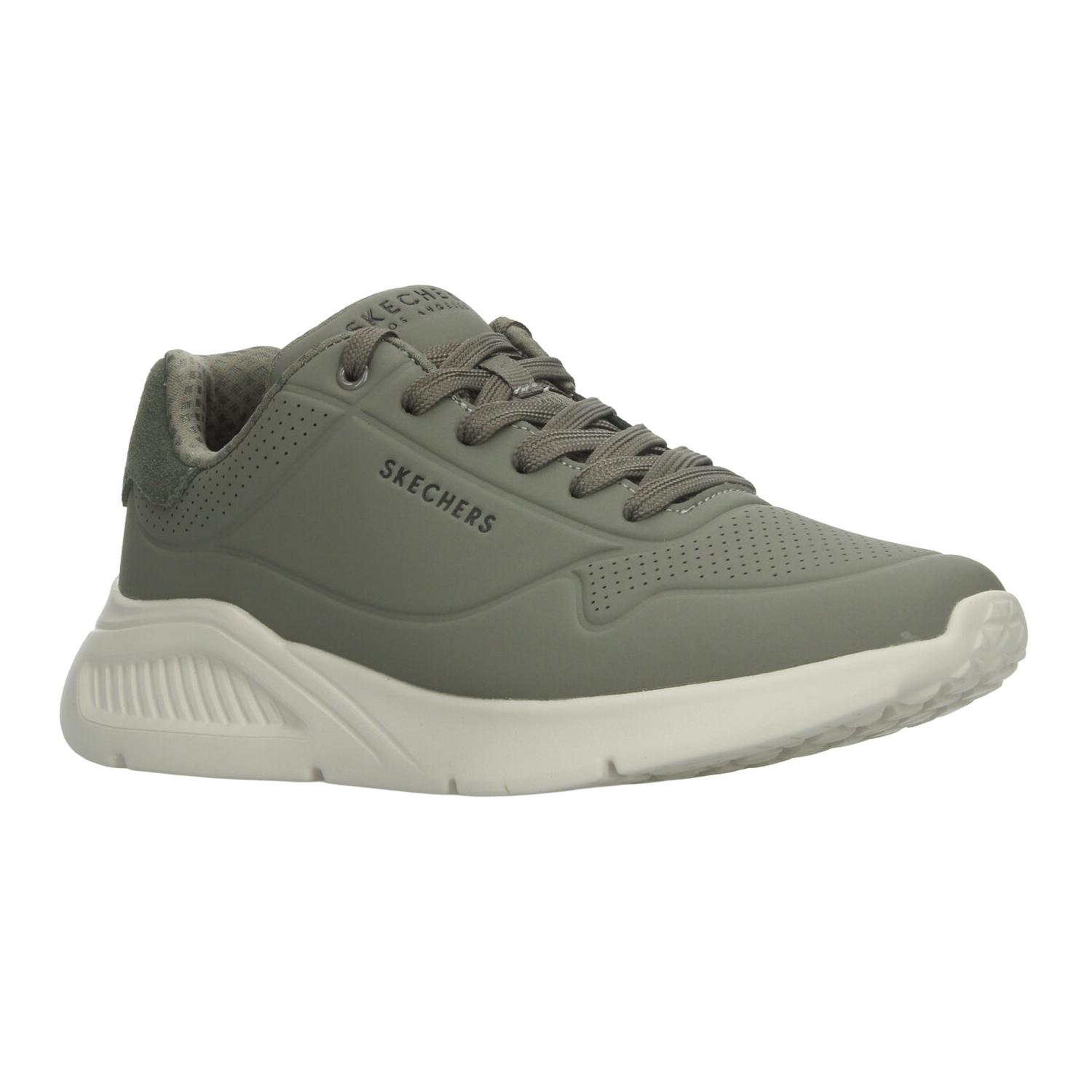 Tenis Skechers Uno Hombre Casual Verde Oliva Caballero — imagen 2