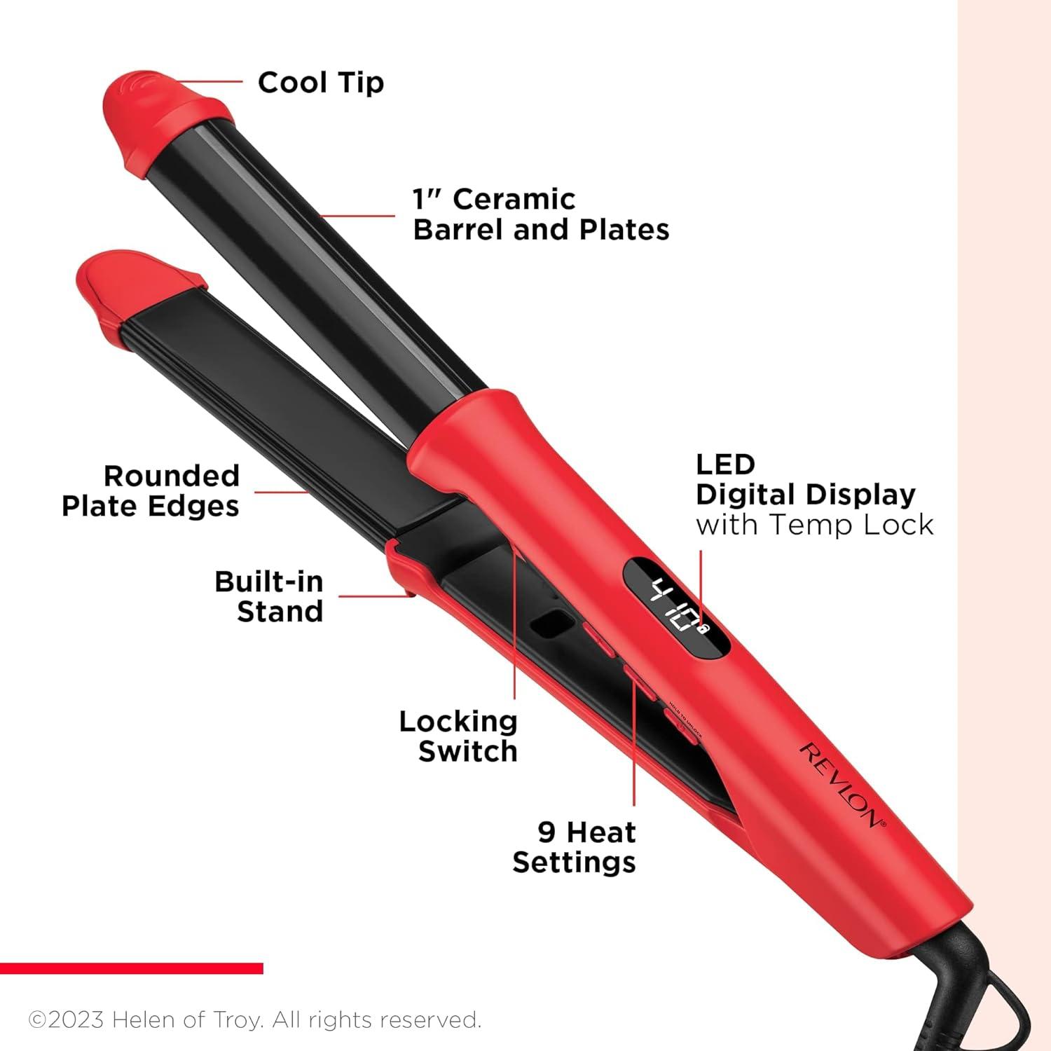 Alaciadora Estilizadora Rizadora De Cabello Revlon Rvst2214 — imagen 5