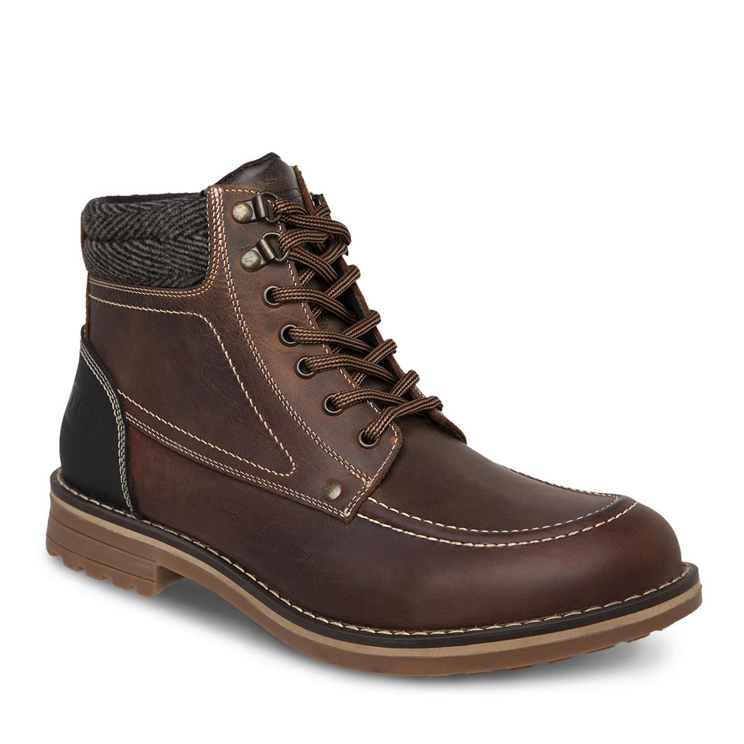 Bota hombre Botin Vestir Caballero Biker WORKLAND 89727 Café — imagen 1