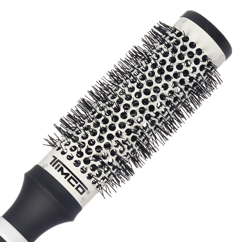Cepillo de Cabello Térmico Redondo Ceramica 1 1/4" Uso Profesional Estetica Timco CCR-2 — imagen 3