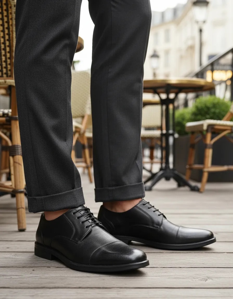 Zapato Flexi Derby 989885 para Hombre Negro — imagen 7