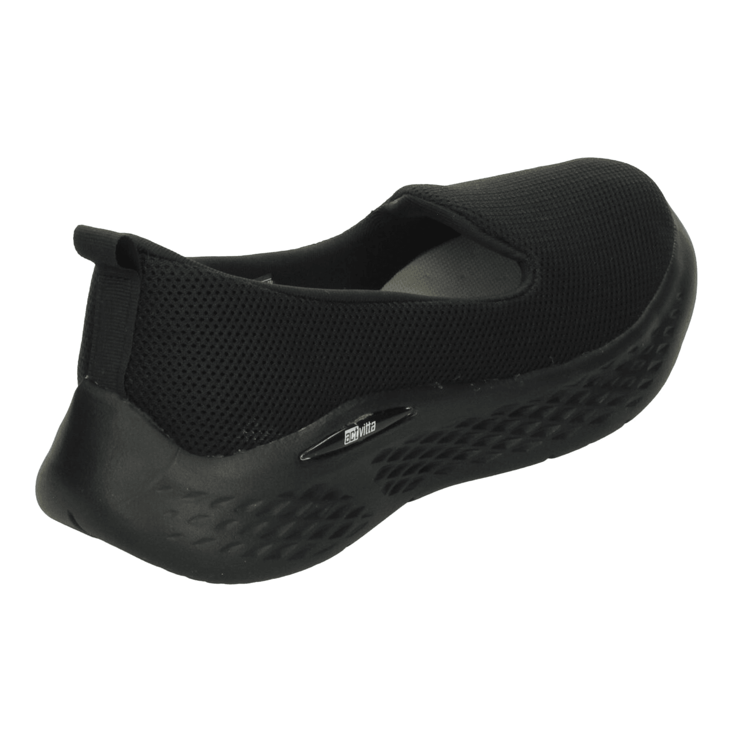 Tenis Actvitta Dama Negro Deportivo Confort Slip On Mujer — imagen 4