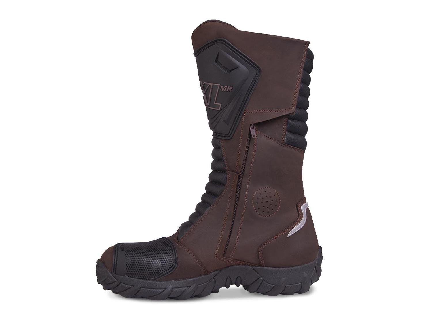 Botas Hombre Moto Biker Doble proposito Workland 76227 café — imagen 5