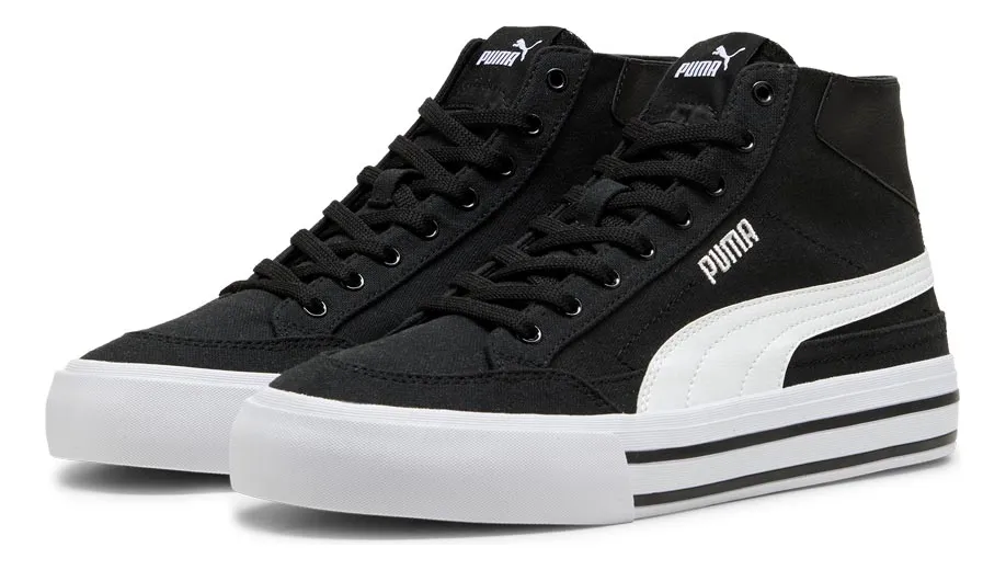 Tenis Puma Caballero Casual Court Classic Vulc Mid 1140071 — imagen 17